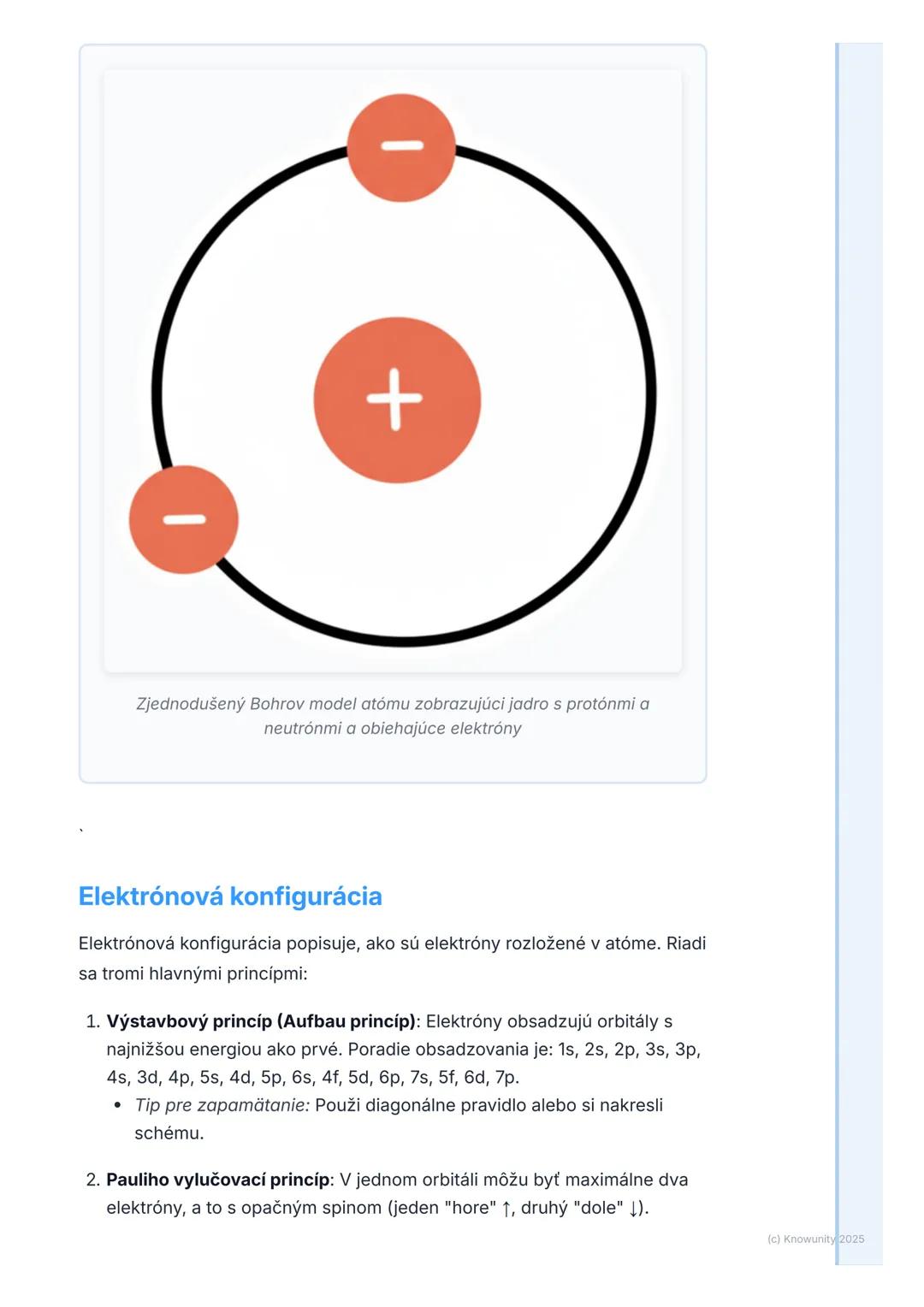# Štruktúra atómu a periodická
sústava prvkov

Prehl'ad / Úvod

Dnes si zopakujeme a prehĺbime vedomosti o štruktúre atómu a periodickej
sús
