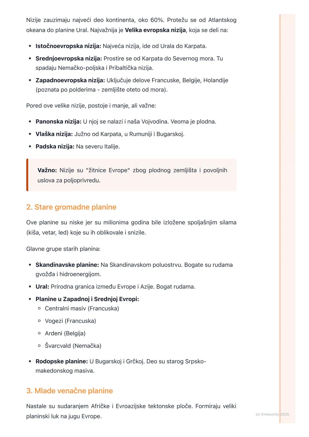 # Reljef Evrope

Uvod u reljef Evrope

Reljef predstavlja sve ravnine i neravnine na Zemljinoj površini. Reljef Evrope je
veoma raznolik, št