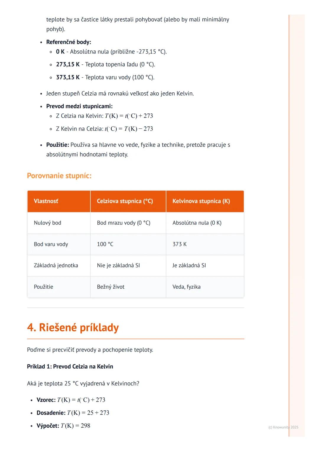 # Teplota a jej meranie

## 1. Prehľad a úvod

Ahojte! Dnes si zopakujeme veľmi dôležitú tému z fyziky teplotu a jej meranie. Je
to niečo, s
