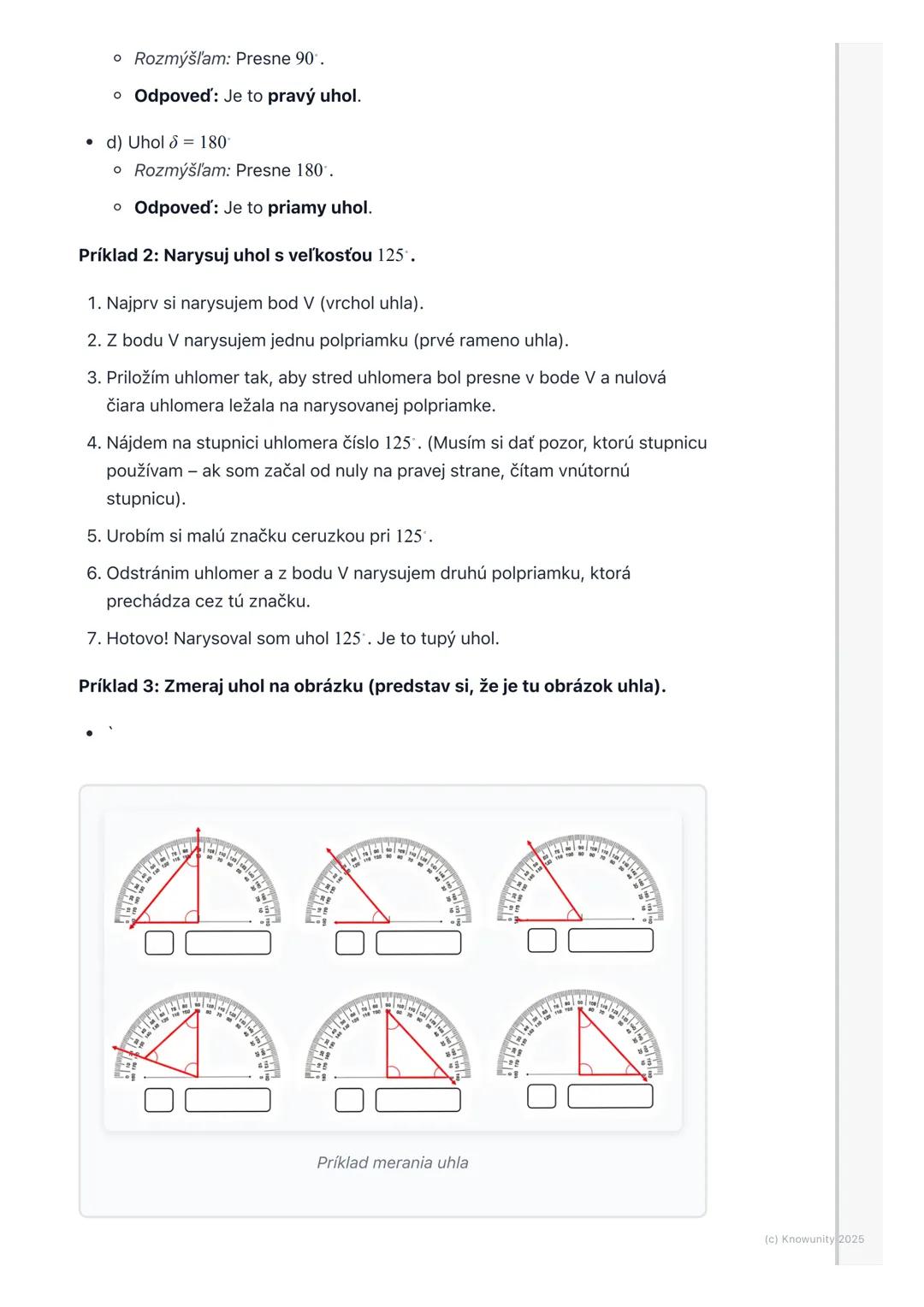 # Opakovanie uhlov

1. Prehľad uhlov - úvod

Dnes si zopakujeme uhly, čo sú a aké typy poznáme. Je to dôležité pre celú
geometriu, lebo uhly