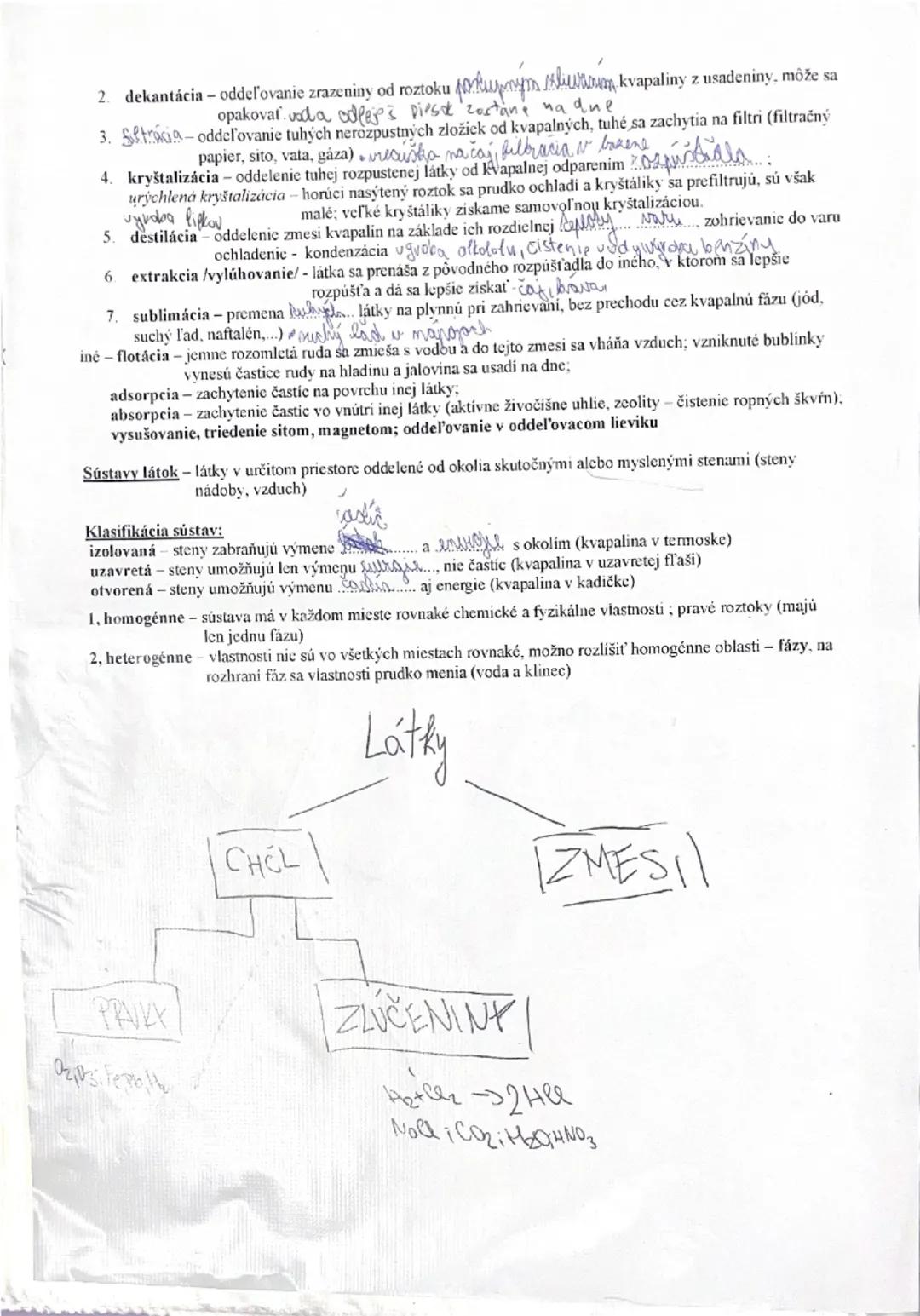 Chémia ako veda, Látky a ich vlastnosti
(Chémia: praveda, shora souma rlozenie, sorulakuru a vlastnosti latale + chum xerliciami
Látka - je 