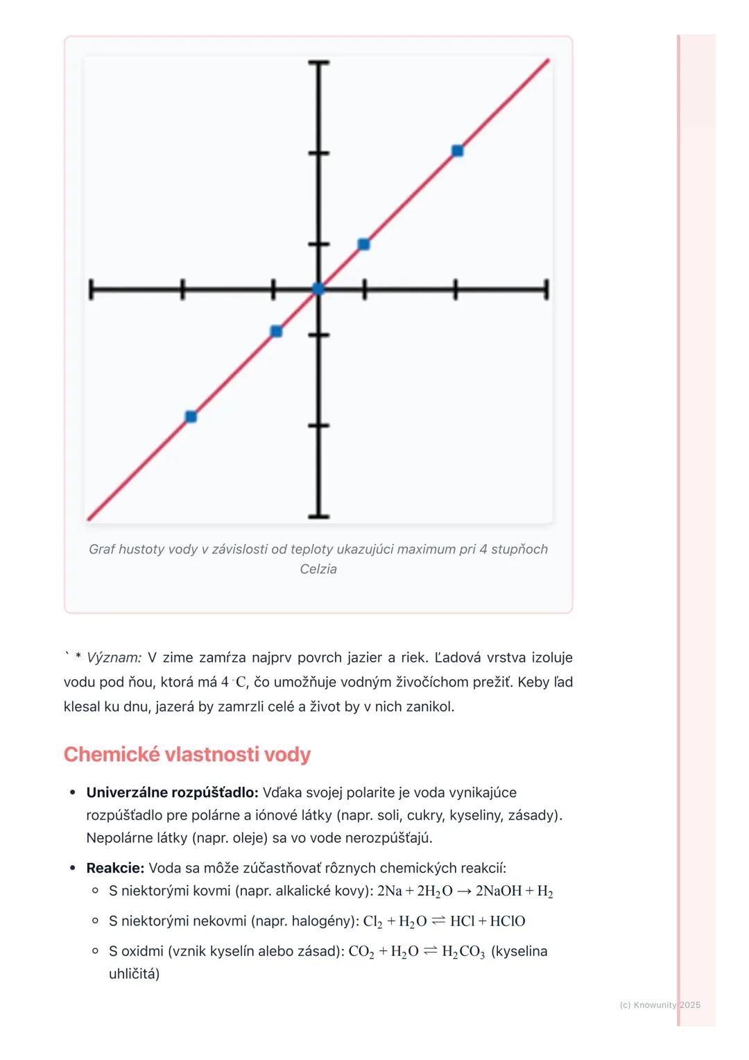 # Voda - najdôležitejšia
zlúčenina

1. Prehľad / Úvod

Voda je pre nás všetkých úplne kľúčová. Je to najrozšírenejšia zlúčenina na
Zemi a be