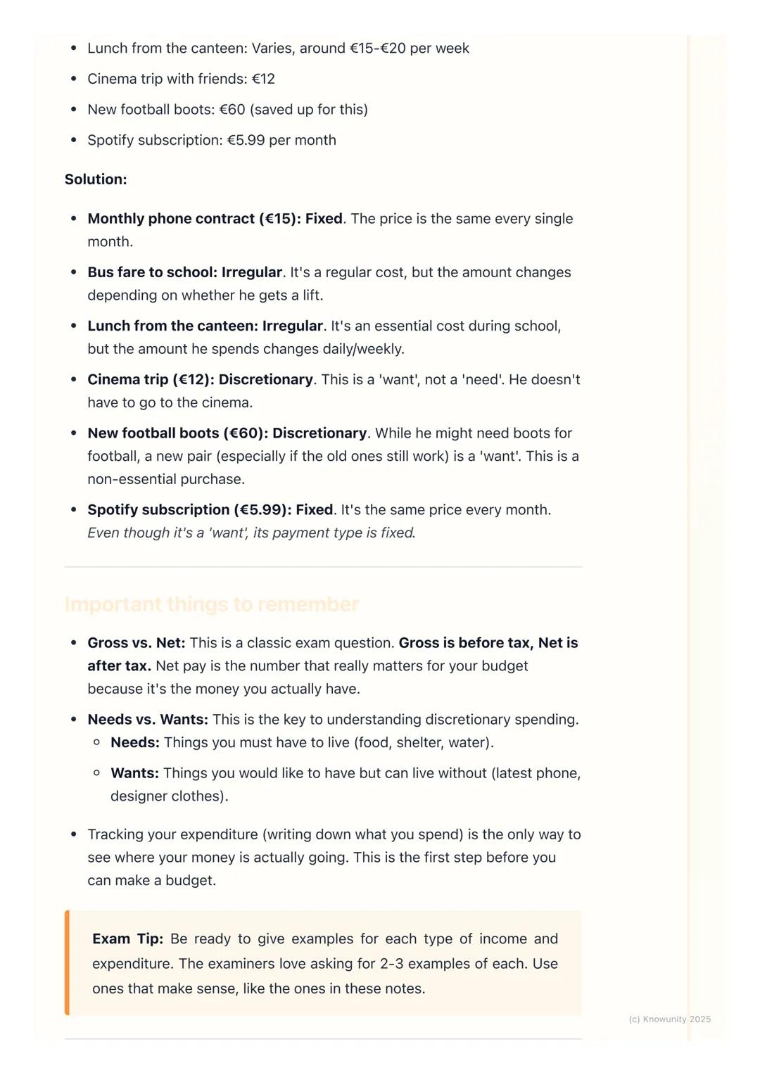 # Income and Expenditure

An introduction to income and expenditure

This topic is all about money coming in and money going out. Income is 