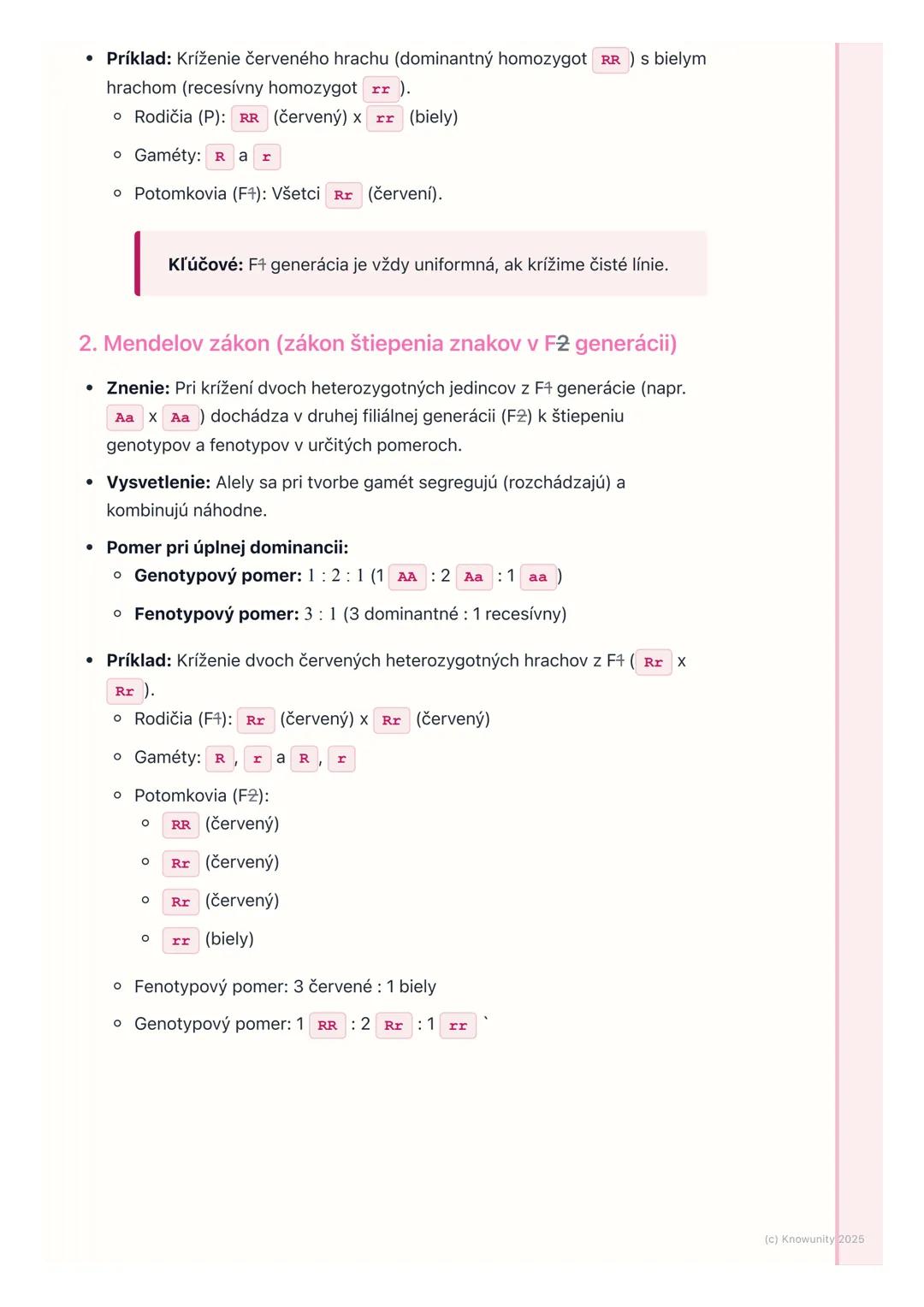 # Mendelovská genetika

1. Prehľad mendelovskej genetiky

Mendelovská genetika je základný kameň nášho chápania dedičnosti. Je to
oblasť bio