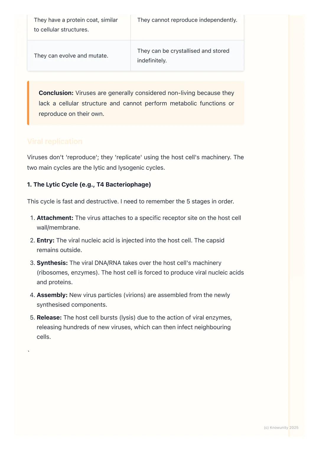 # Viruses

Introduction to viruses

Viruses are tiny, non-cellular particles that are on the borderline between living
and non-living. They 