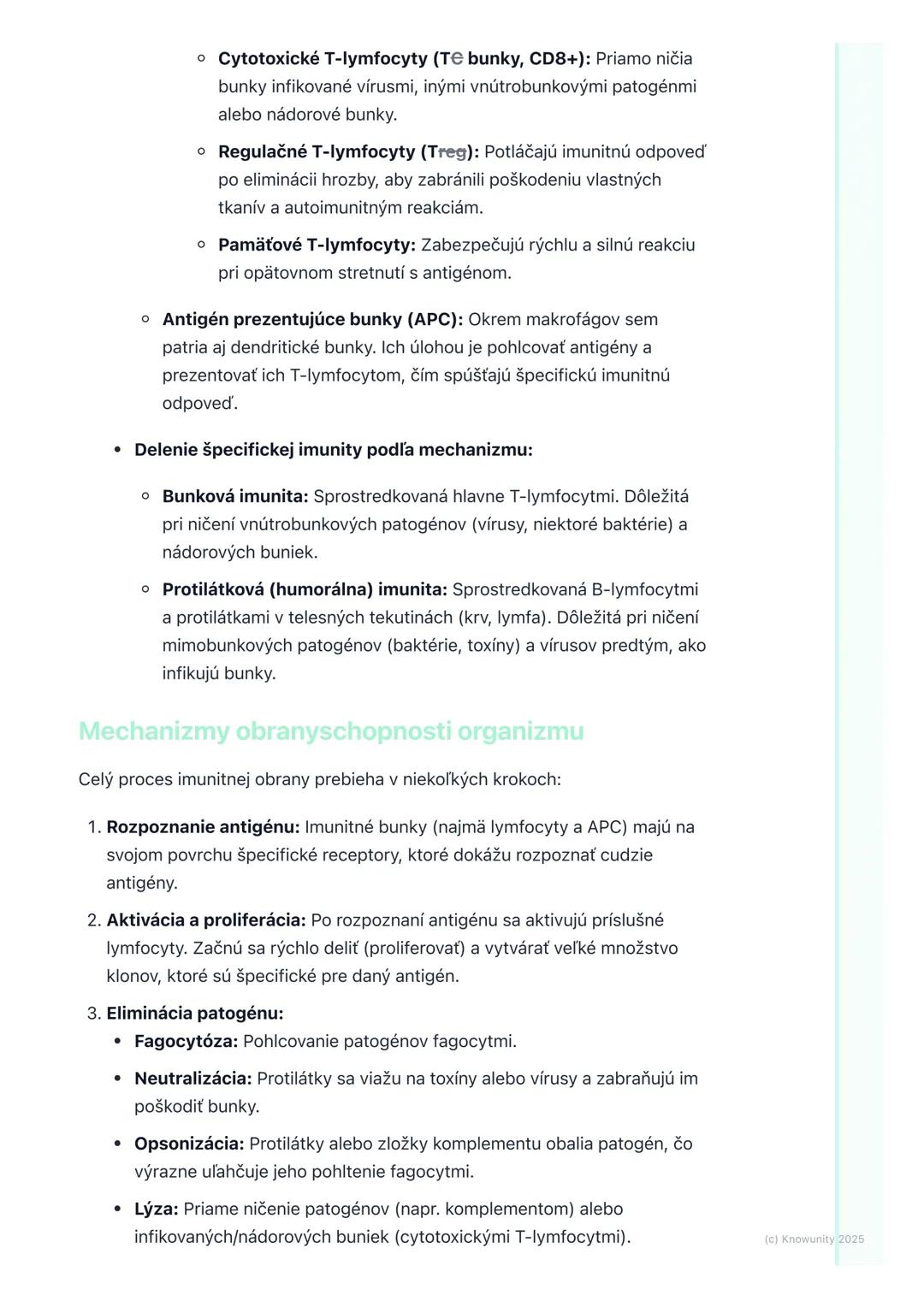 # Imunitný systém

1. Prehľad/Úvod

Imunitný systém je neuveriteľne zložitý a dôležitý pre naše prežitie. Je to
vlastne taká naša vnútorná a