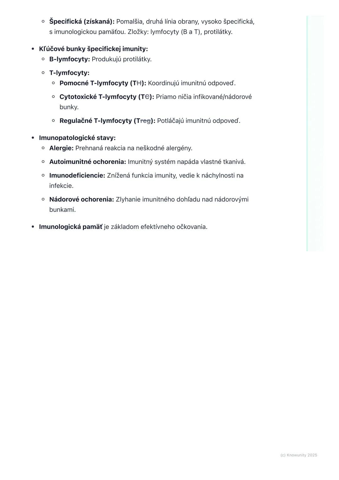 # Imunitný systém

1. Prehľad/Úvod

Imunitný systém je neuveriteľne zložitý a dôležitý pre naše prežitie. Je to
vlastne taká naša vnútorná a