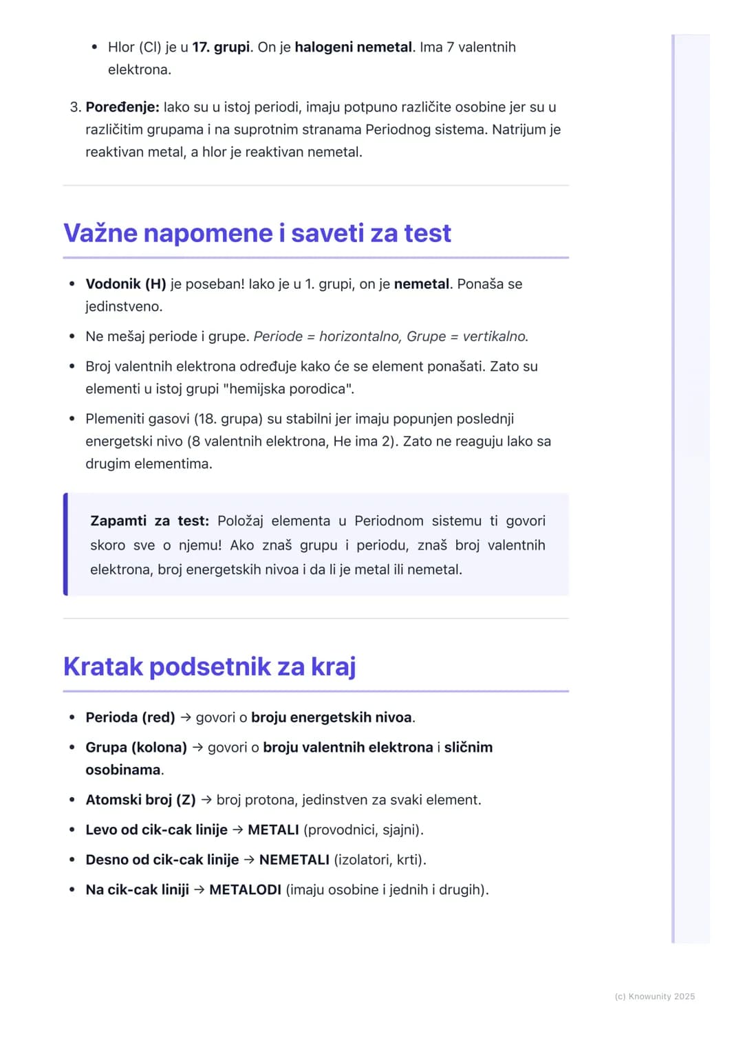 # Periodni sistem elemenata

## Uvod u Periodni sistem elemenata

Periodni sistem elemenata je kao velika tabela ili mapa za sve hemijske
el