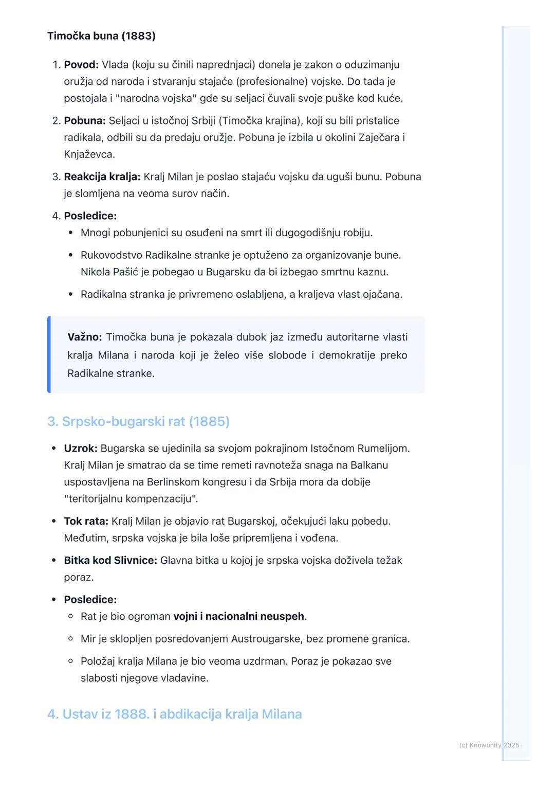 # Kraljevina Srbija: politički život
i društvene promene krajem
19. veka

Uvod u temu

Nakon Berlinskog kongresa 1878. godine, Srbija je pos