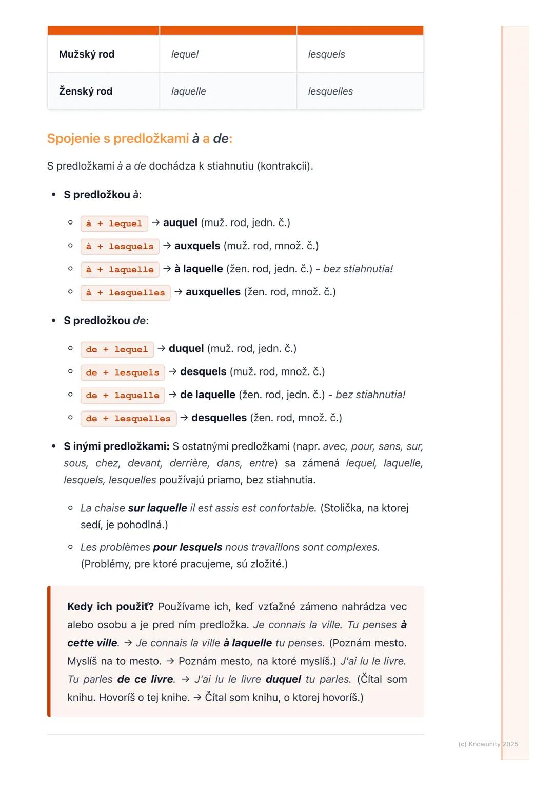 # Zámená (Pronoms personnels
compléments, Pronoms
relatifs composés)

1. Úvod a prehľad

Dnes sa pozrieme na zámená, ktoré sú v slovenčine č