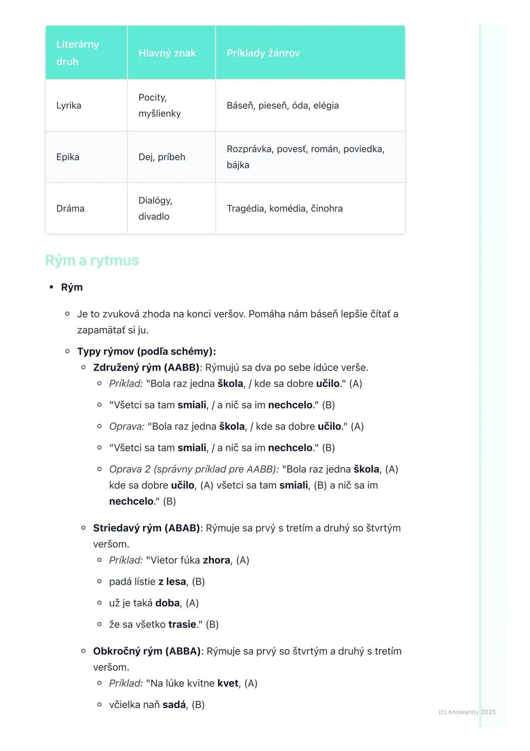 # Opakovanie literárnych
pojmov

Úvod do opakovania literárnych pojmov

Ahojte! Pripravujem si poznámky na písomku z literatúry. Musíme si z