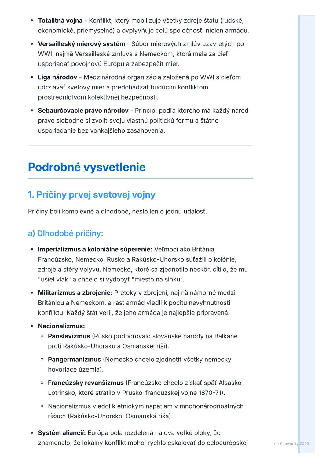 # Prvá svetová vojna a jej
dôsledky

Prehľad prvej svetovej vojny a jej
dôsledkov

Prvá svetová vojna (1914-1918) bola jedným z najničivejší