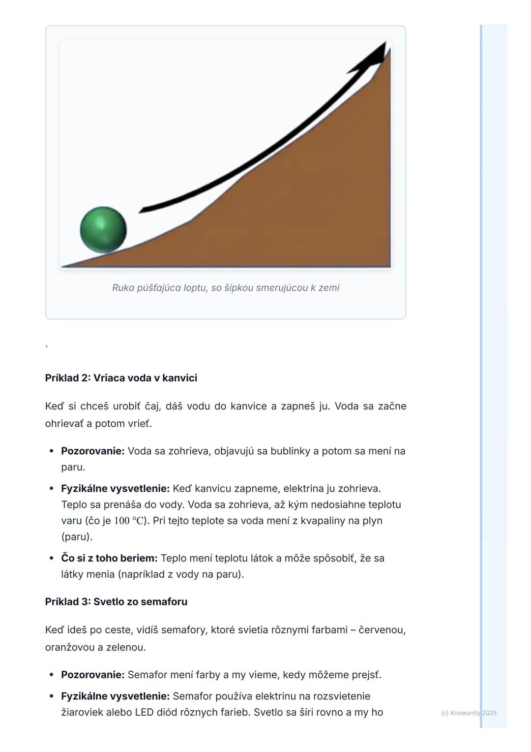 # Čo je fyzika?

1. Prehľad a úvod

Fyzika je super zaujímavá veda, ktorá nám pomáha pochopiť, ako funguje
svet okolo nás. Je to ako keď sa 