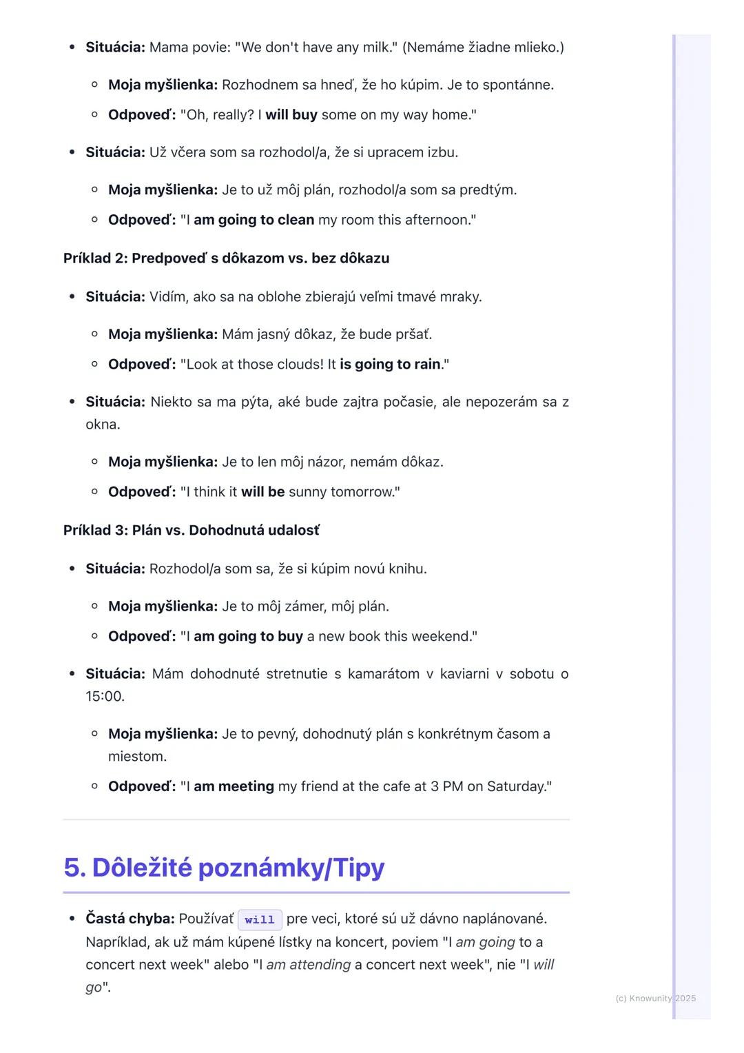 # Budúce časy: Will vs. Be going
to, Prítomný priebehový pre
budúcnosť

1. Prehľad budúcnosti v angličtine

V angličtine nemáme len jeden sp