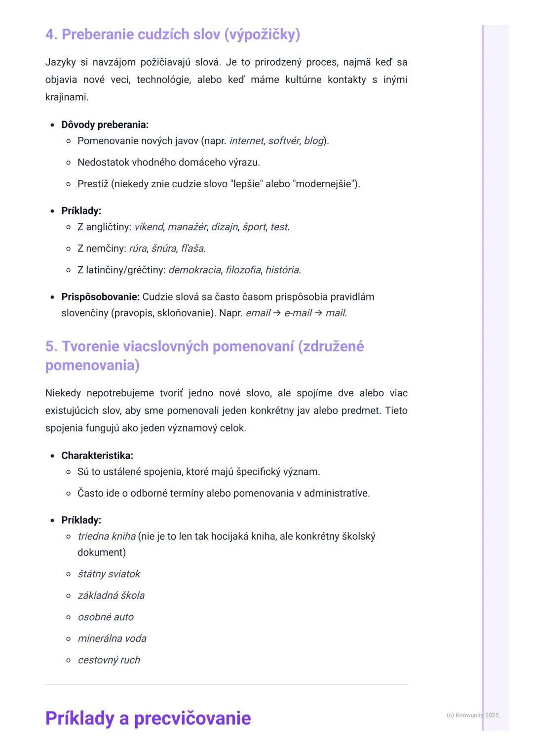 # Obohacovanie slovnej zásoby

## Prehľad a úvod

Ahoj! Dnes sa pozrieme na to, ako sa naša slovná zásoba obohacuje. Je to super
dôležité, l