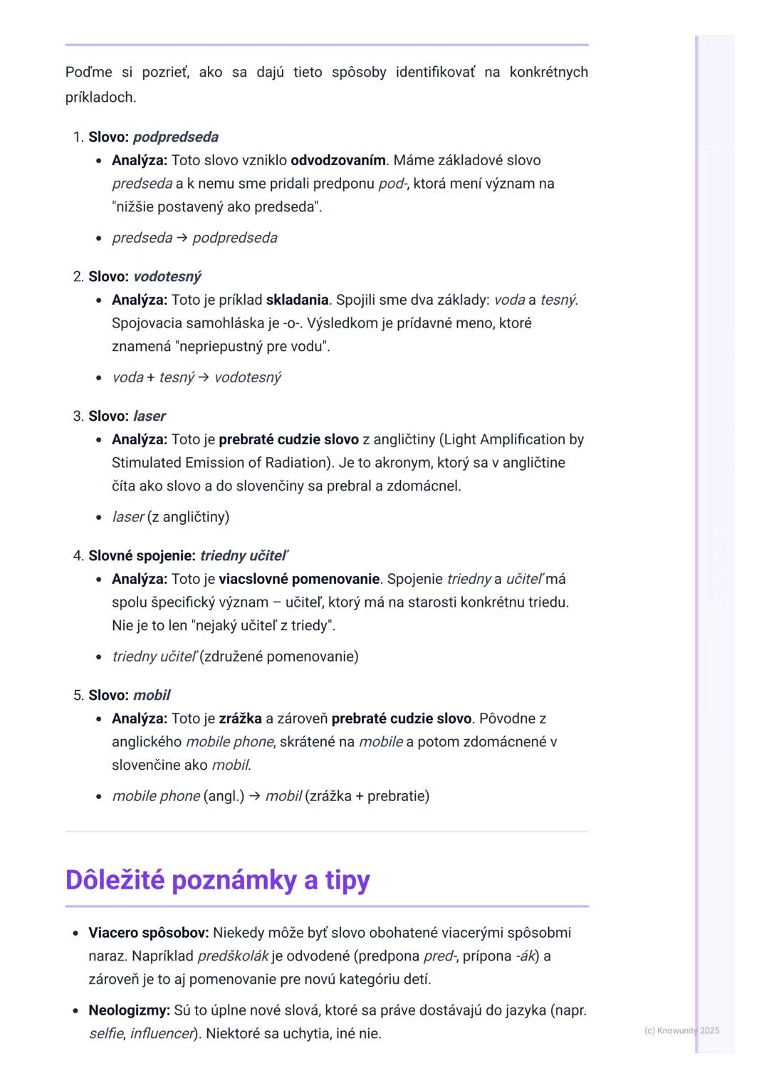 # Obohacovanie slovnej zásoby

## Prehľad a úvod

Ahoj! Dnes sa pozrieme na to, ako sa naša slovná zásoba obohacuje. Je to super
dôležité, l