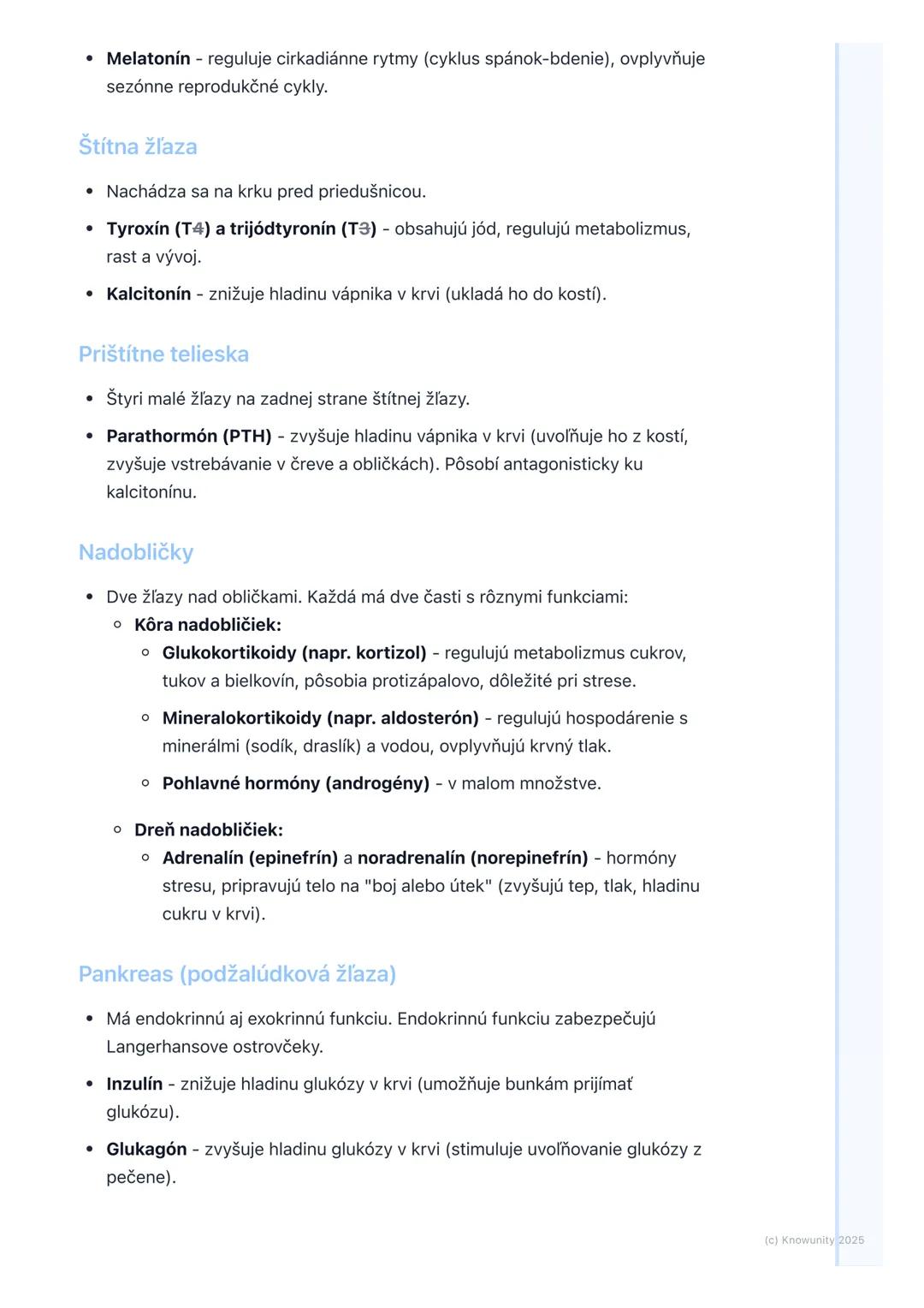 # Hormonálna sústava

1. Prehľad hormonálnej sústavy

Hormonálna sústava, alebo endokrinná sústava, je jeden z dvoch hlavných
regulačných sy