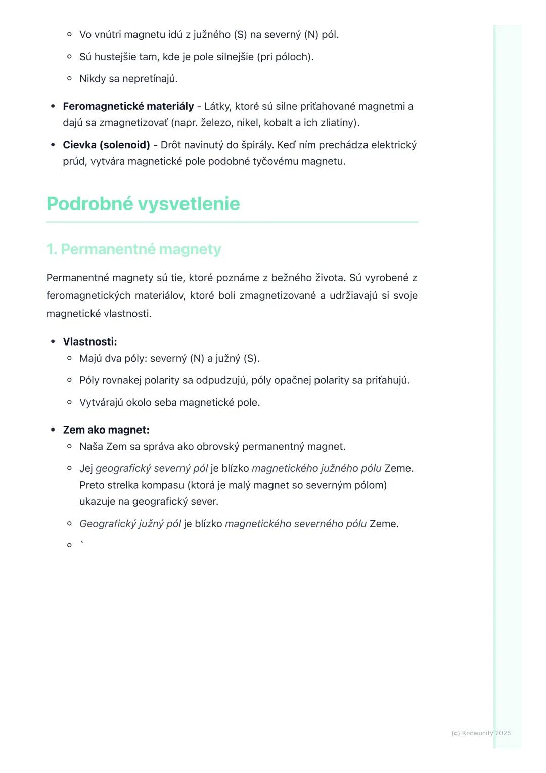 # Magnetické pole

Úvod do magnetického poľa

Magnetické pole je oblasť okolo magnetu alebo elektrického prúdu, kde
pôsobia magnetické sily.