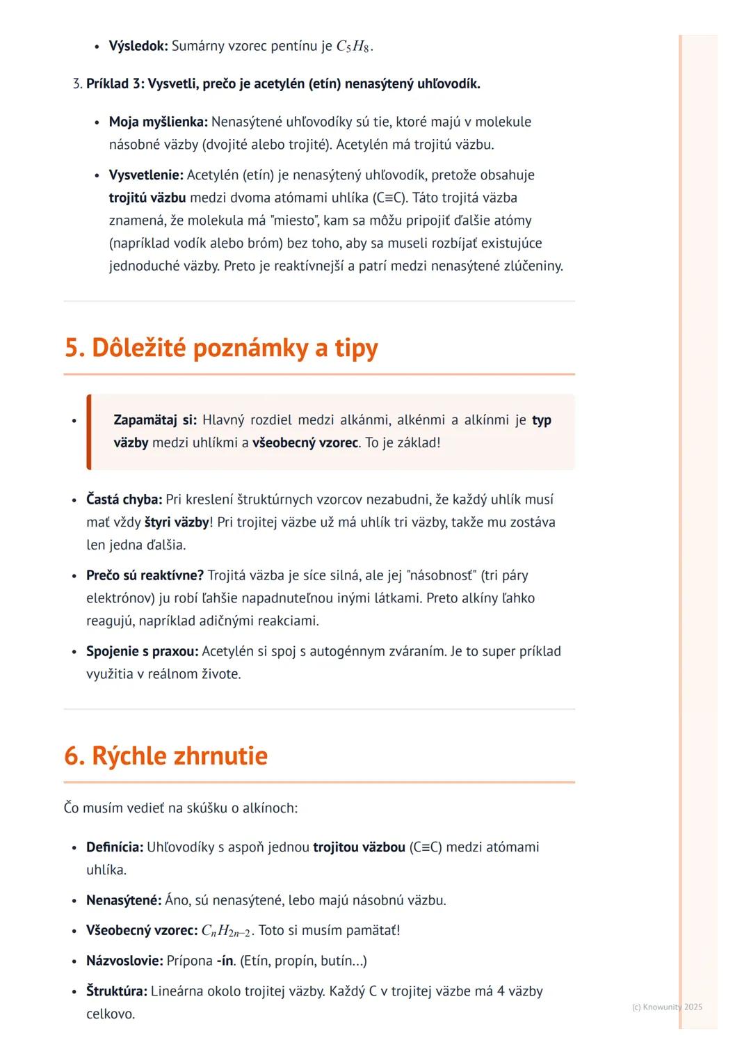 # Alkíny

1. Prehľad a úvod

Takže, dnes sa pozrieme na alkíny. Sú to ďalšia skupina uhľovodíkov, ktoré sú pre
nás v chémii dôležité. Už sme