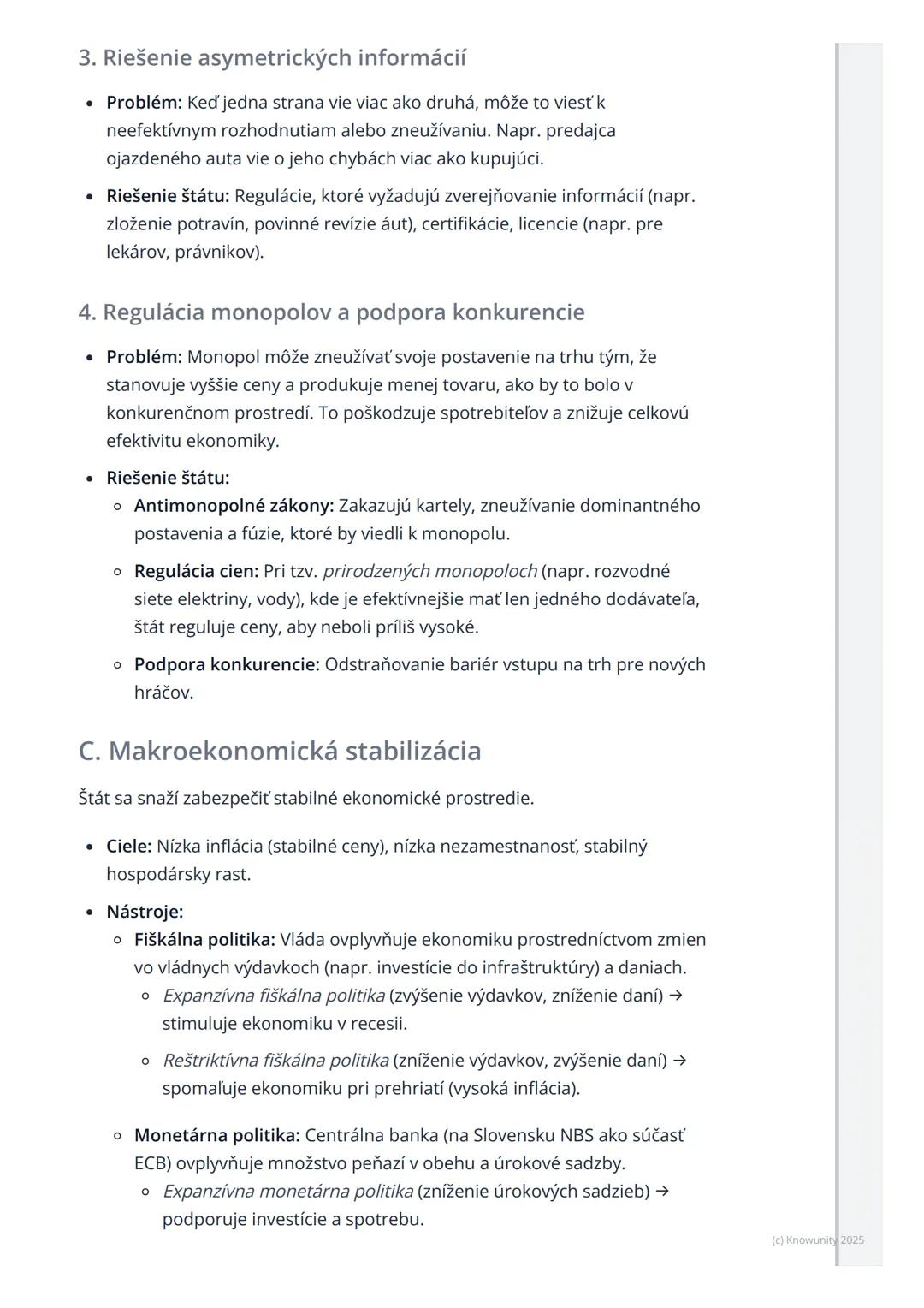 # Funkcie štátu v trhovej
ekonomike

1. Prehľad funkcií štátu v trhovej
ekonomike

Štát v trhovej ekonomike nie je len pasívnym pozorovateľo