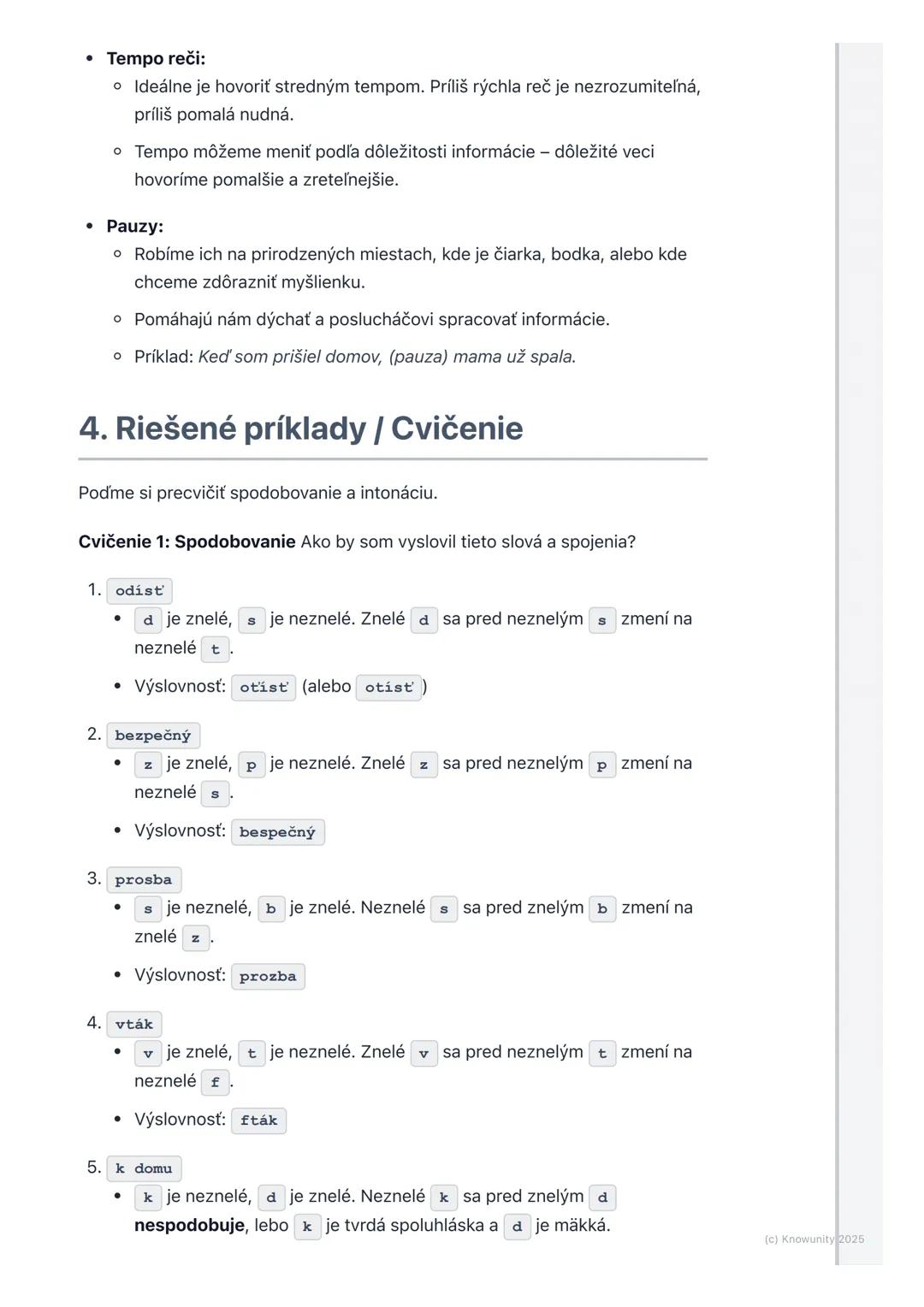 # Výslovnosť a intonácia

1. Prehľad výslovnosti a intonácie

Toto je dôležitá téma pre slovenčinu, lebo nám pomáha správne hovoriť a
rozumi