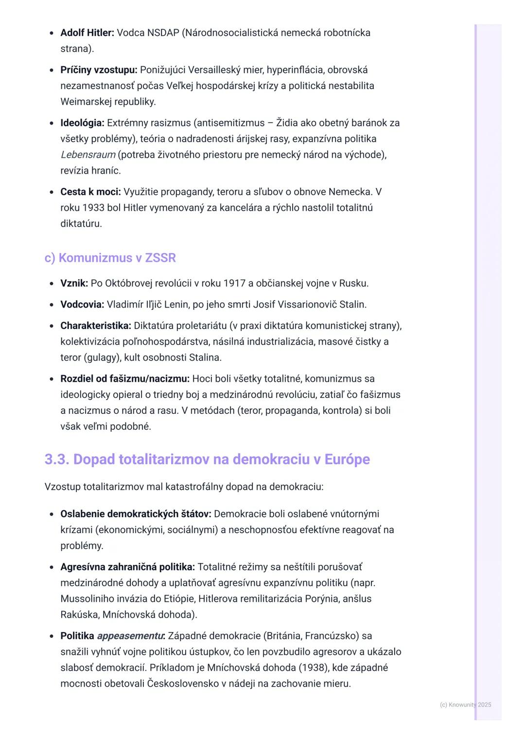 # Medzivojnové obdobie a vzostup
totalitarizmov

1.  Prehľad medzivojnového obdobia a
vzostupu totalitarizmov

Medzivojnové obdobie (1918-19