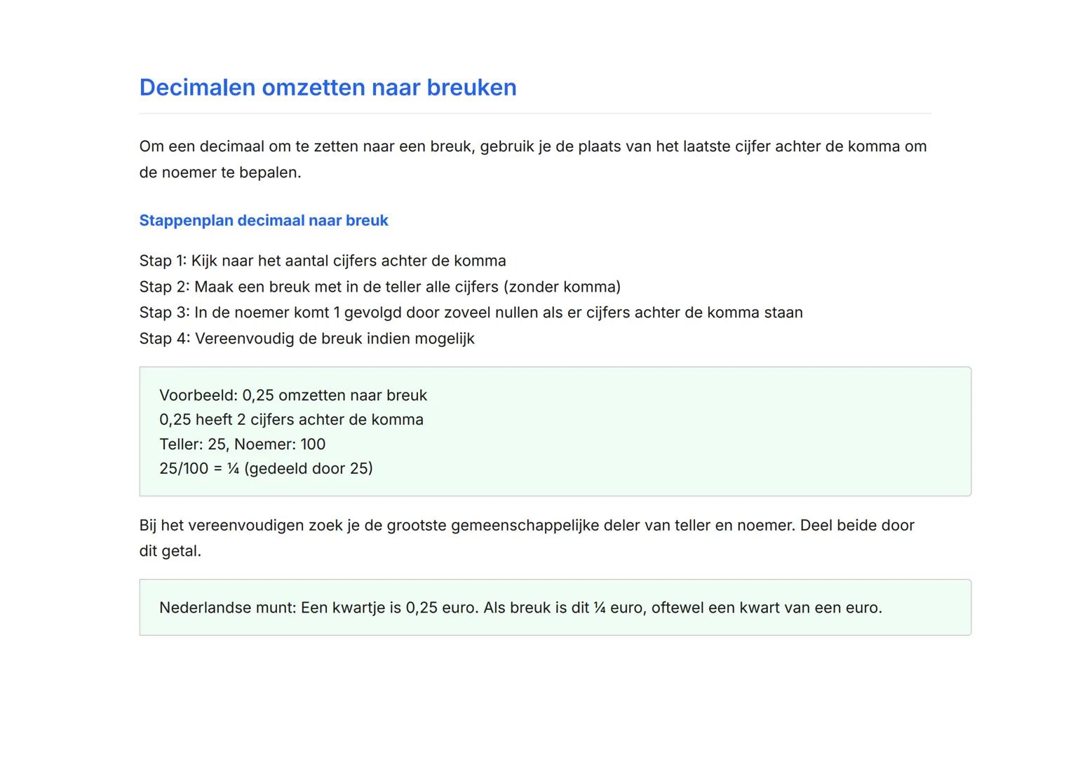 Breuken, decimalen en procenten omrekenen
Rekenen voor groep 8
Leer hoe je breuken, decimalen en procenten omrekent naar elkaar
Rekenen 	Gra