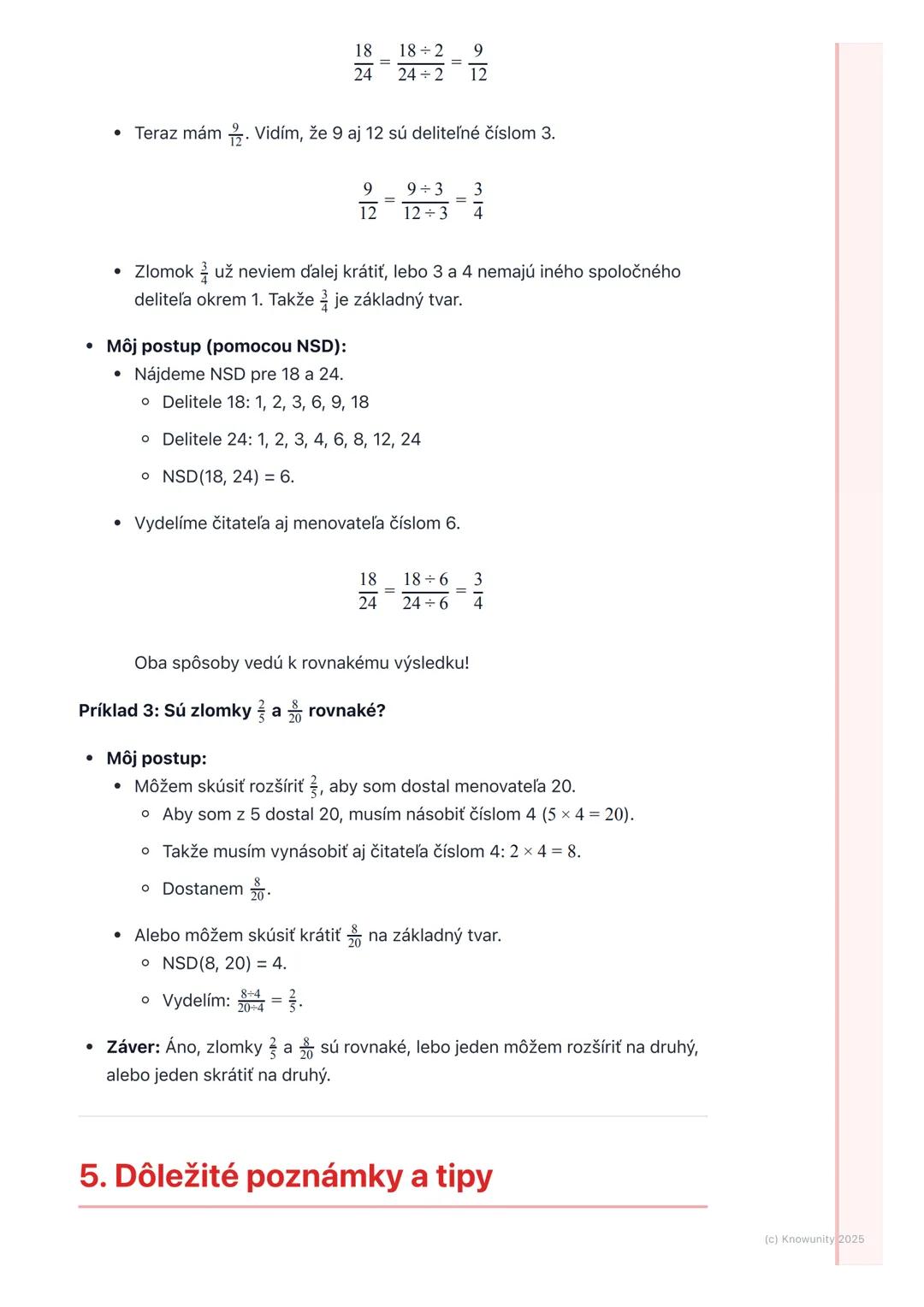 # Rozšírenie a krátenie zlomkov

## 1. Úvod k rozšíreniu a kráteniu zlomkov

Dnes sa budeme učiť, ako môžeme zlomky upravovať, aby vyzerali 