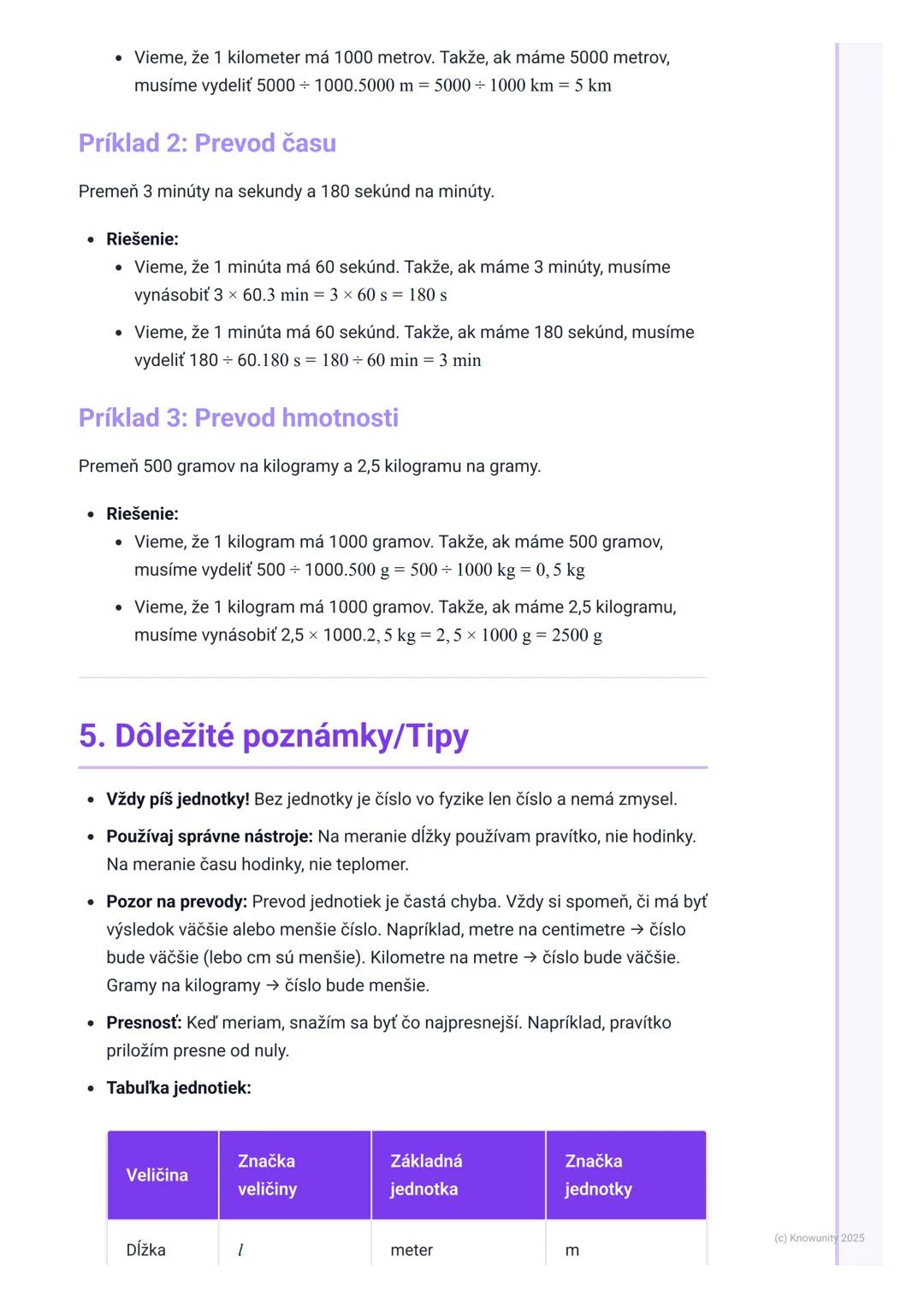 # Fyzikálne veličiny a jednotky

1. Úvod do fyzikálnych veličín a jednotiek

Vo fyzike sa učíme, ako funguje svet okolo nás. Aby sme veci po