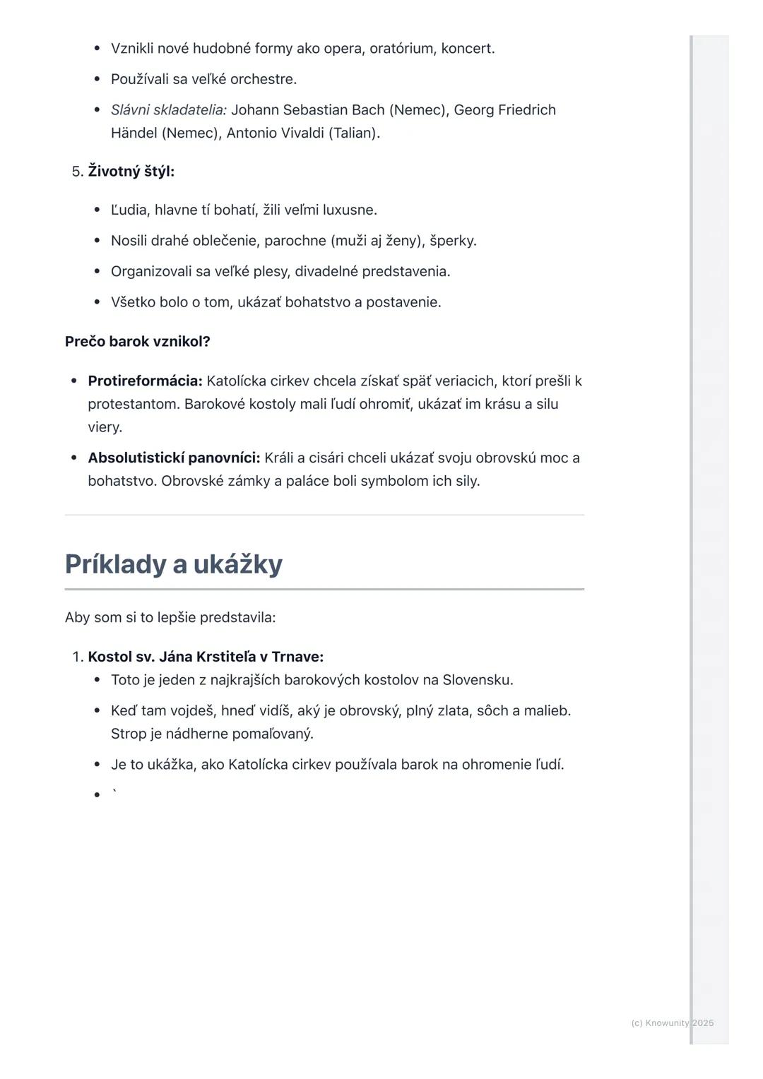 # Barok - umenie a životný štýl

## Úvod do baroka

Takže, barok. To je taký umelecký štýl, ktorý bol veľmi populárny hlavne v 17. a
18. sto