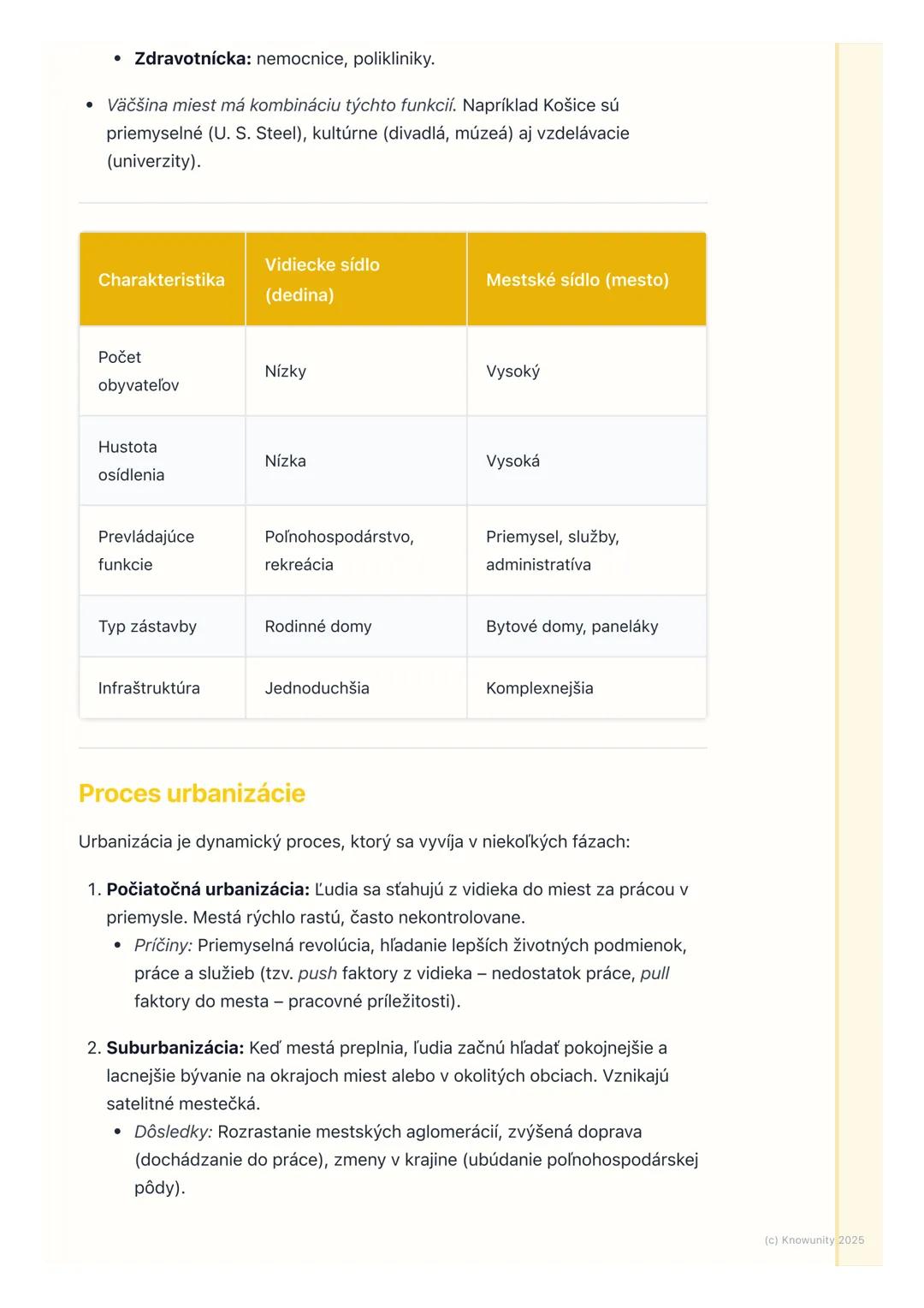 # Sídla a urbanizácia

Prehľad sídel a urbanizácie

V tejto téme sa budeme venovať tomu, ako ľudia žijú usporiadaní v priestore
v rôznych ty