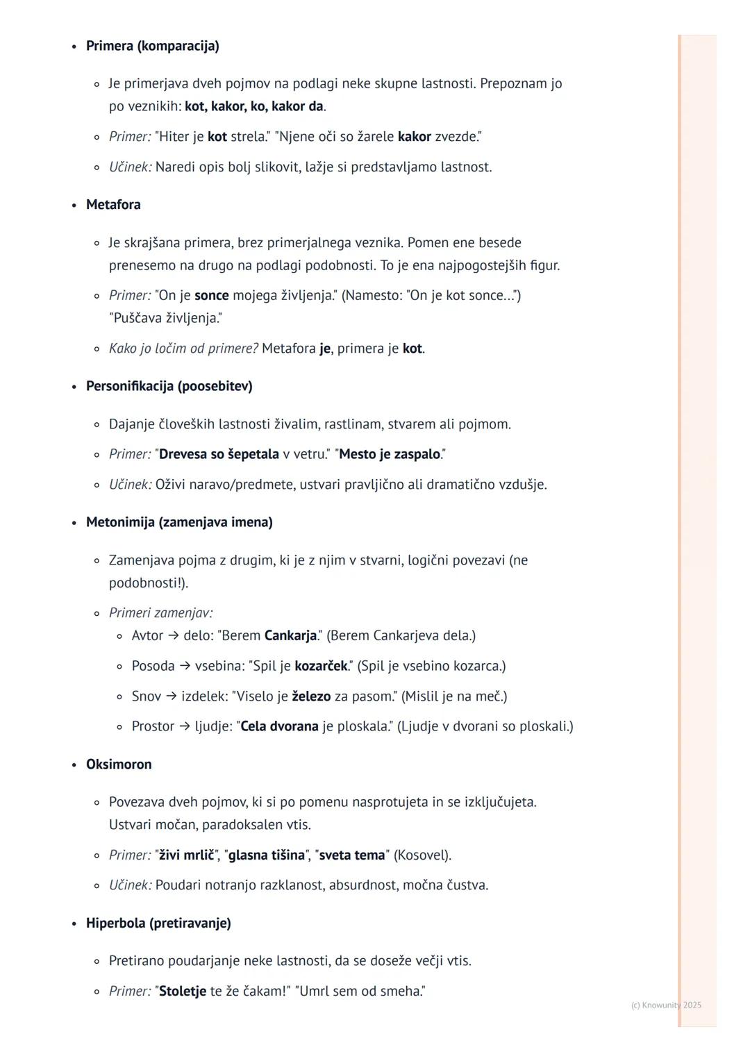 # Retorične Figure in Slogovna
Sredstva

Uvod v retorične figure in slogovna sredstva

To so v bistvu "orodja", ki jih pisatelji in govorci 