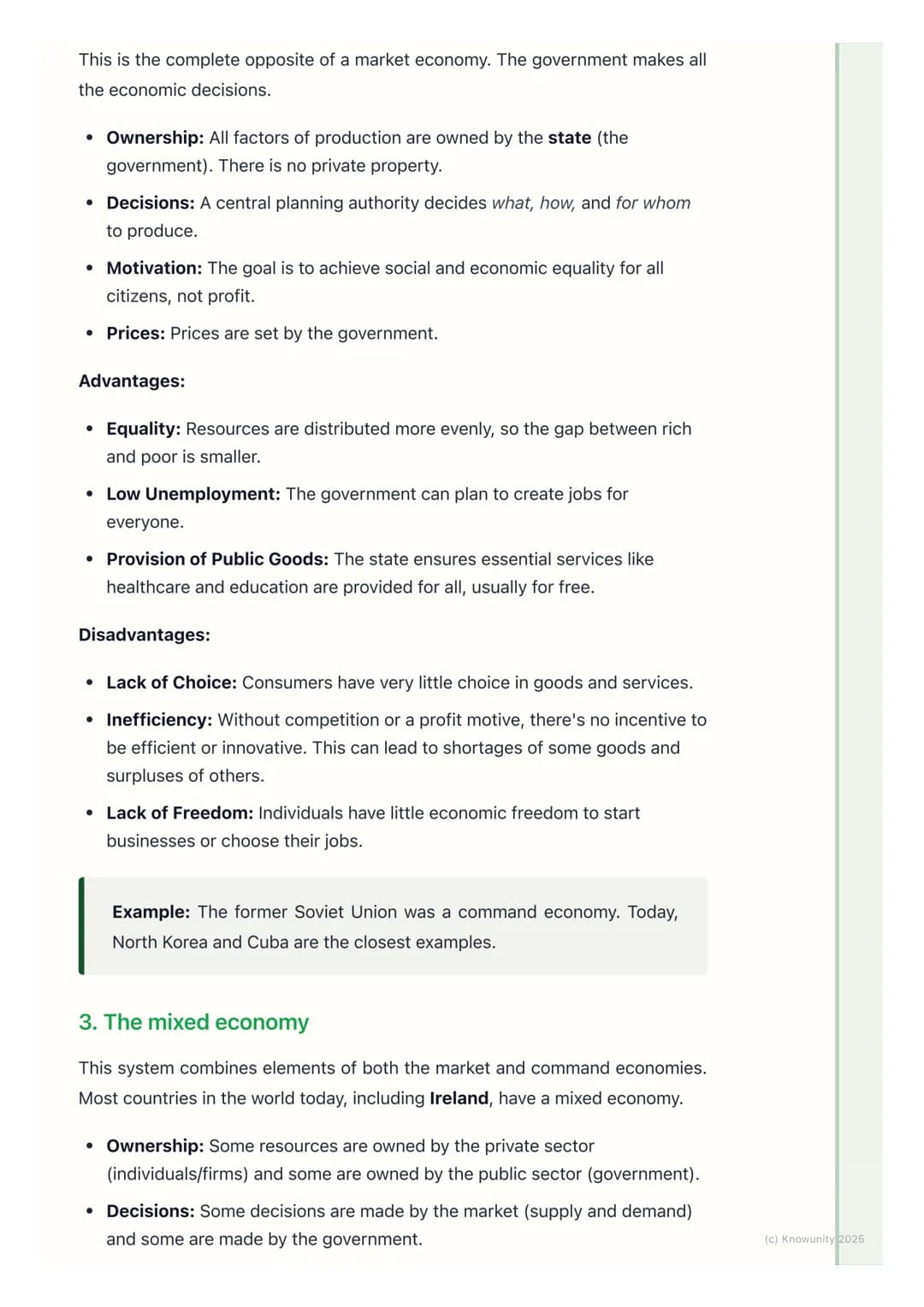 # Economic Systems

## Introduction to economic systems

Every country in the world has to deal with the problem of scarcity we have
unlimit