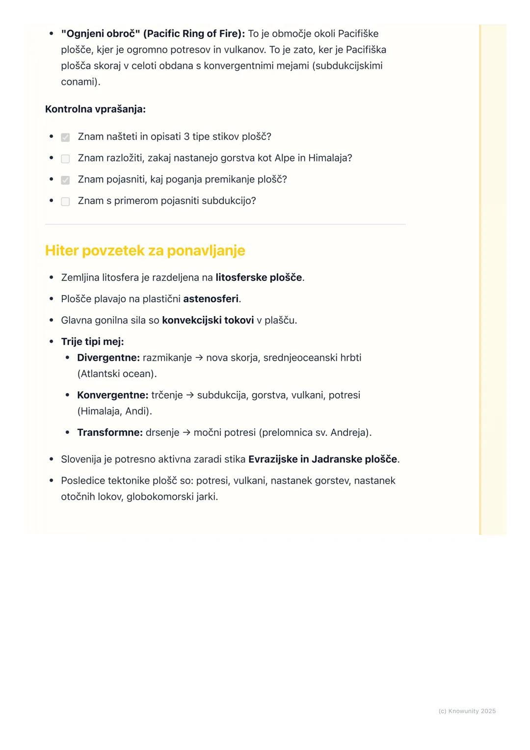 # Tektonika plošč

Uvod v tektoniko plošč

Teorija o tektoniki plošč je temeljna ideja v geologiji. Razlaga, da Zemljina
zunanja trdna plast