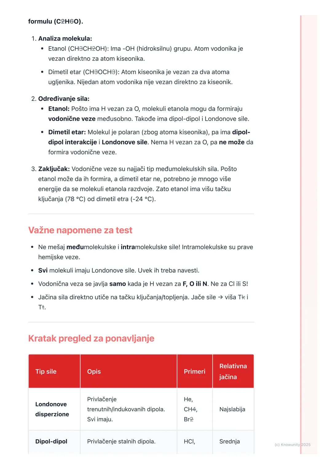 # Međumolekulske sile

Uvod u međumolekulske sile

Međumolekulske sile su sile privlačenja (ili odbijanja) koje deluju između
molekula, atom