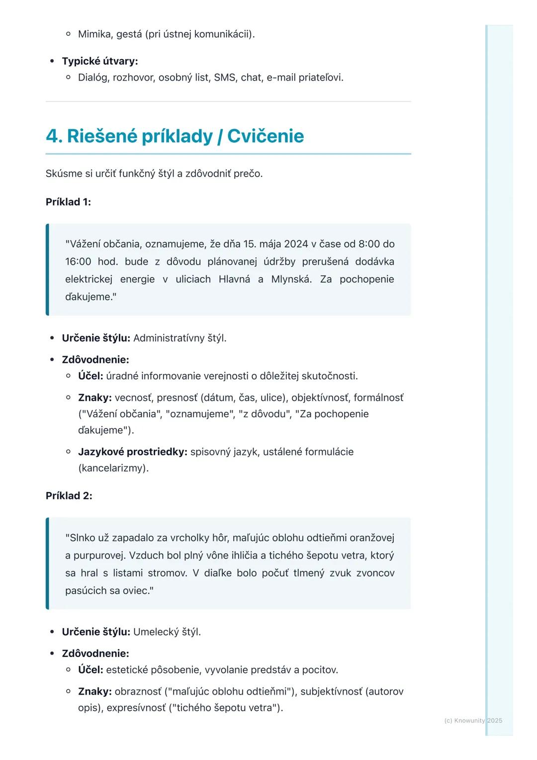 # Funkčné štýly slovenského
jazyka

1. Prehľad funkčných štýlov

Funkčné štýly slovenského jazyka sú vlastne rôzne spôsoby, akými používame
