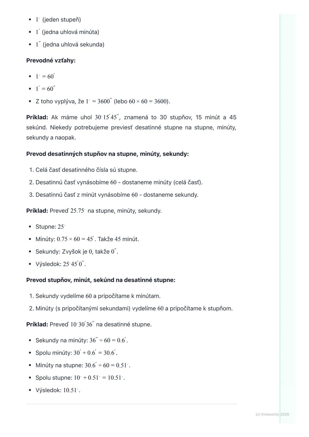 # Uhol a jeho miera

1. Úvod do uhla a jeho miery

Dnes sa pozrieme na uhly, čo sú a ako ich meriame. V geometrii sme sa s
uhlami už stretli