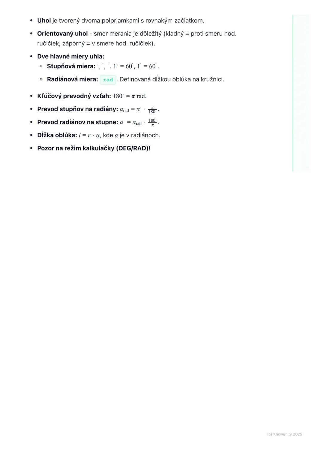 # Uhol a jeho miera

1. Úvod do uhla a jeho miery

Dnes sa pozrieme na uhly, čo sú a ako ich meriame. V geometrii sme sa s
uhlami už stretli