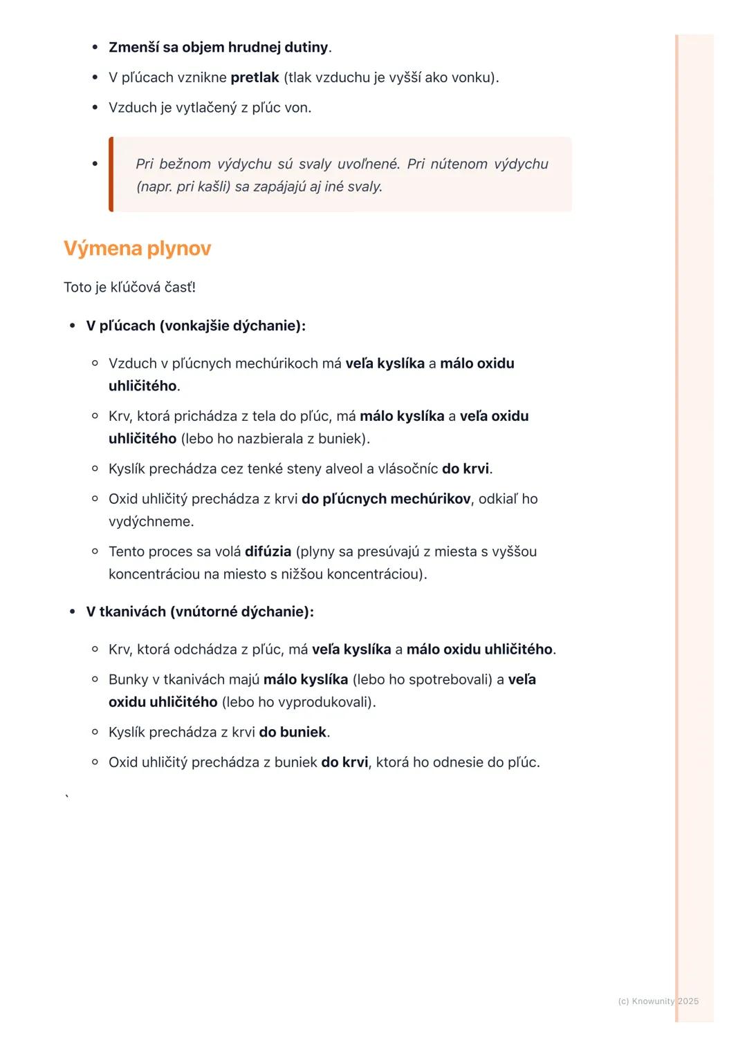 # Dýchacia sústava

## 1. Prehľad dýchacej sústavy

Dýchacia sústava je super dôležitá časť nášho tela, ktorá nám umožňuje
dýchať. Jej hlavn