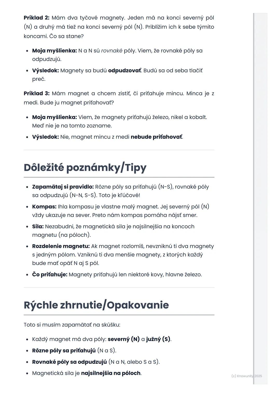 # Magnety

## Prehl'ad magnetov

Magnety sú super zaujímavé veci! Sú to predmety, ktoré dokážu
priťahovať iné veci, hlavne tie, ktoré sú zo 