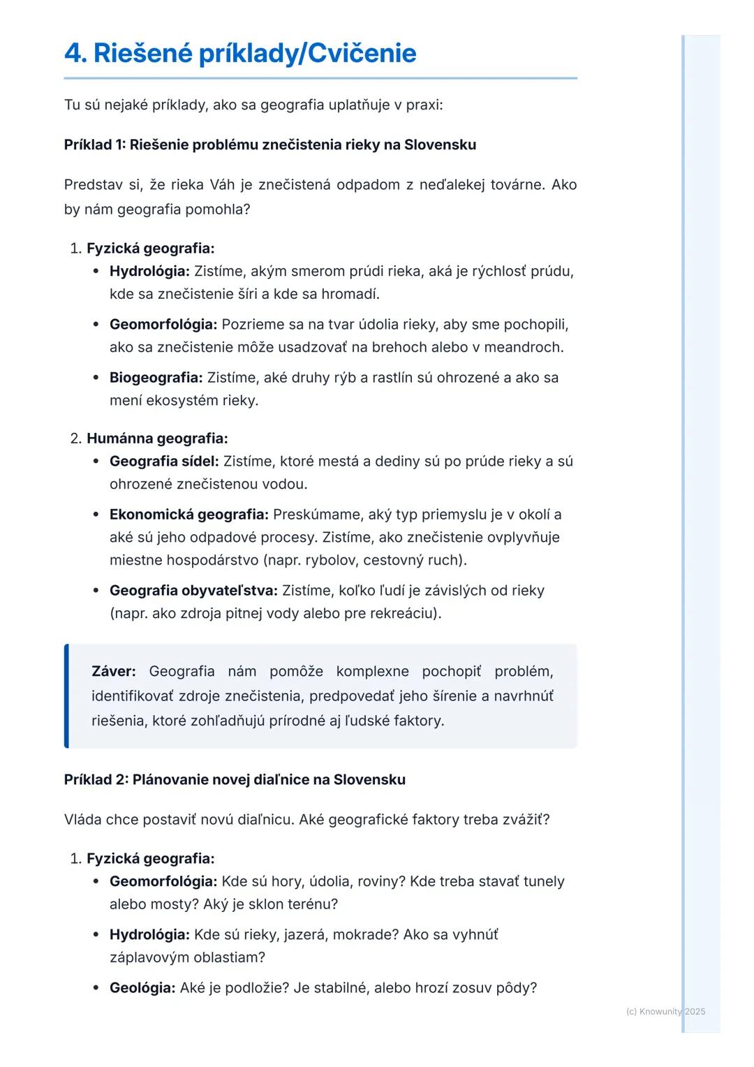 # Predmet geografie a jej
význam

1. Prehľad a úvod

Geografia je pre mňa fascinujúci predmet, lebo nám pomáha pochopiť svet
okolo nás od ob