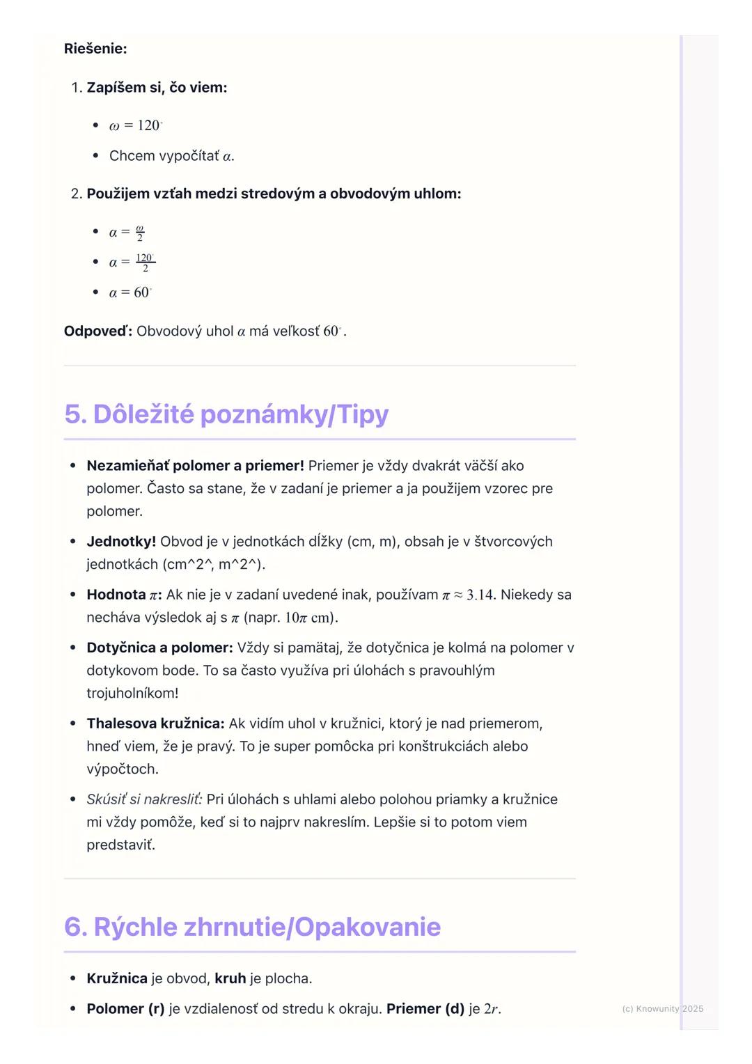 # Kruh a kružnica

## 1. Úvod do kruhu a kružnice

Tieto poznámky sú o kruhu a kružnici, čo sú základné geometrické tvary, ktoré
vidíme všad