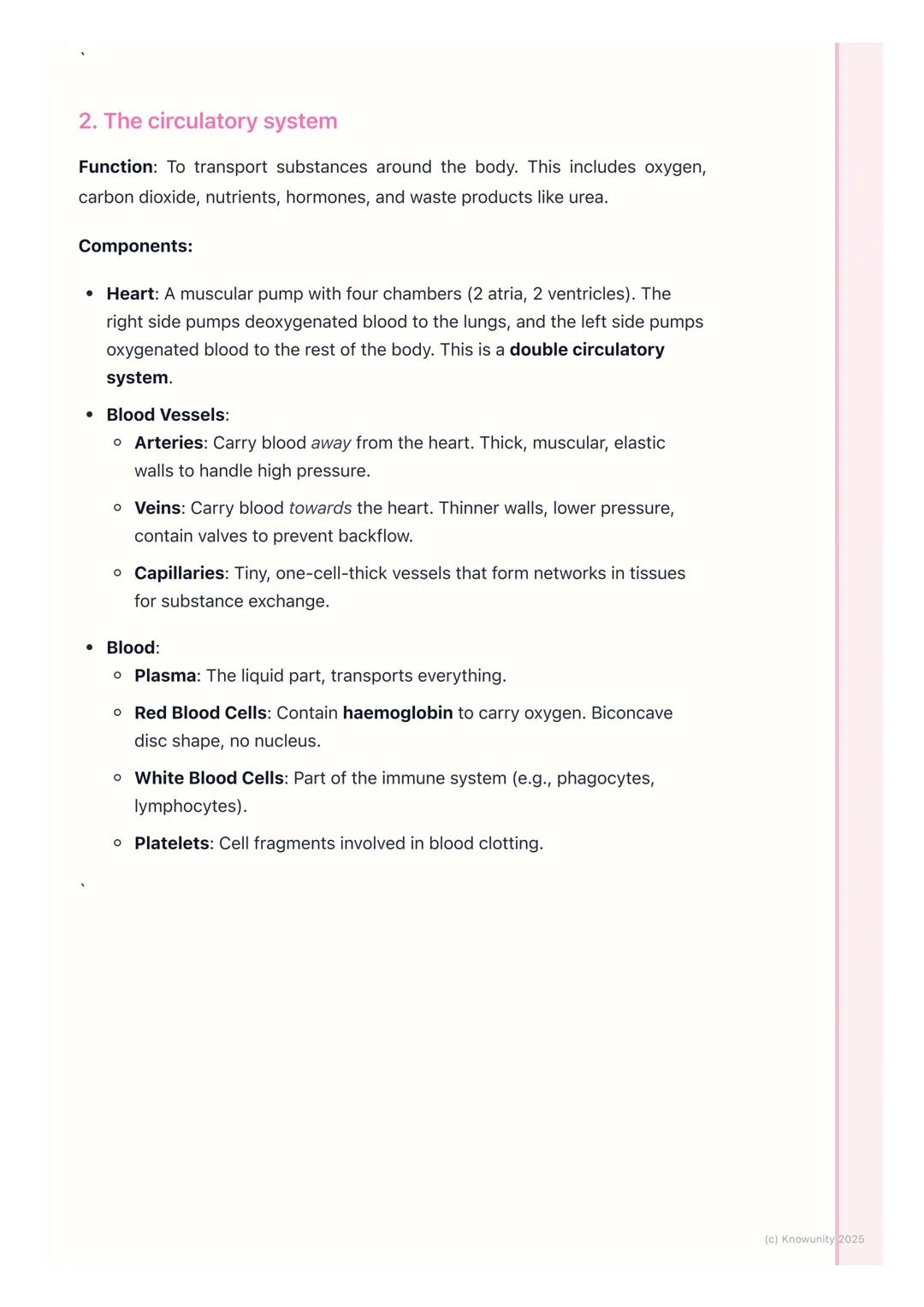 # Human Body Systems

Introduction to human body systems

The human body is organised in a hierarchy: cells $\rightarrow$ tissues $\rightarr