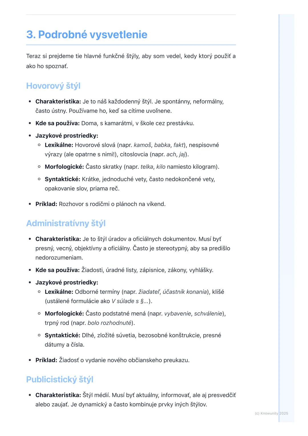 # Funkčné jazykové štýly
(prehĺbenie)

1. Prehľad a úvod

Takže, dnes si preberáme funkčné jazykové štýly, ale už tak hlbšie, aby sme to
nao