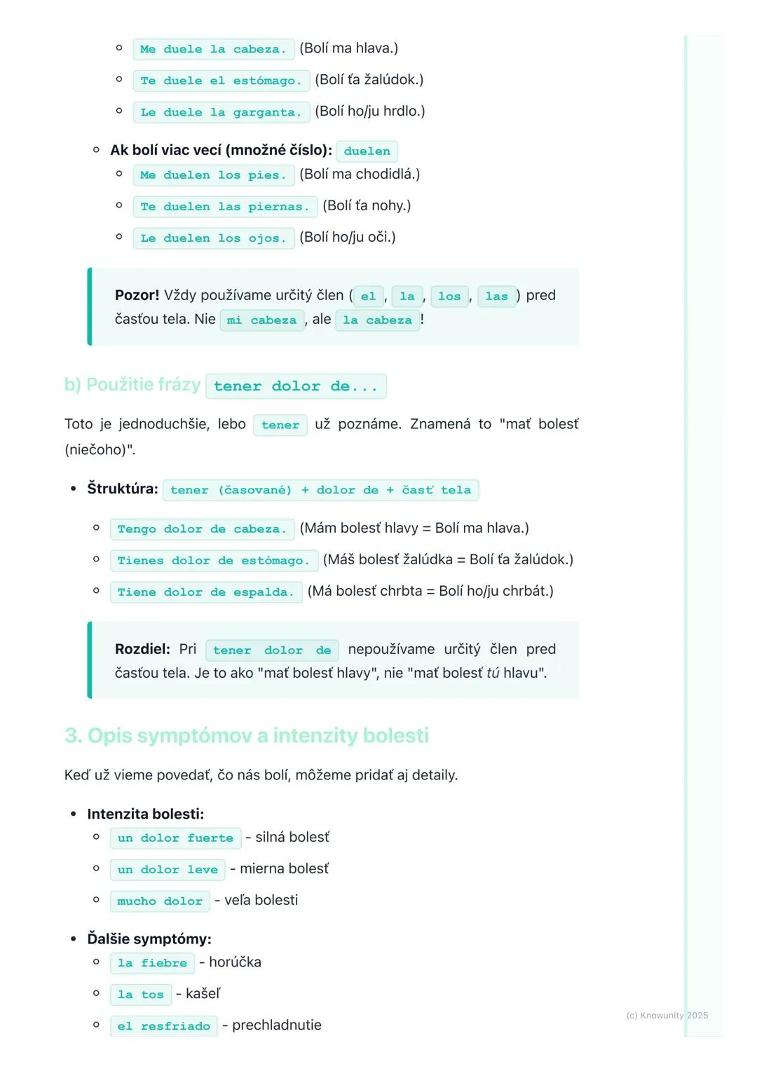 # Časti tela a opis bolesti

## Úvod do témy

Ahojte! Dnes si prejdeme veľmi dôležitú tému pre španielčinu - časti tela a
ako opísať bolesť.