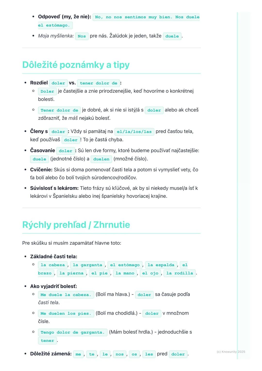 # Časti tela a opis bolesti

## Úvod do témy

Ahojte! Dnes si prejdeme veľmi dôležitú tému pre španielčinu - časti tela a
ako opísať bolesť.