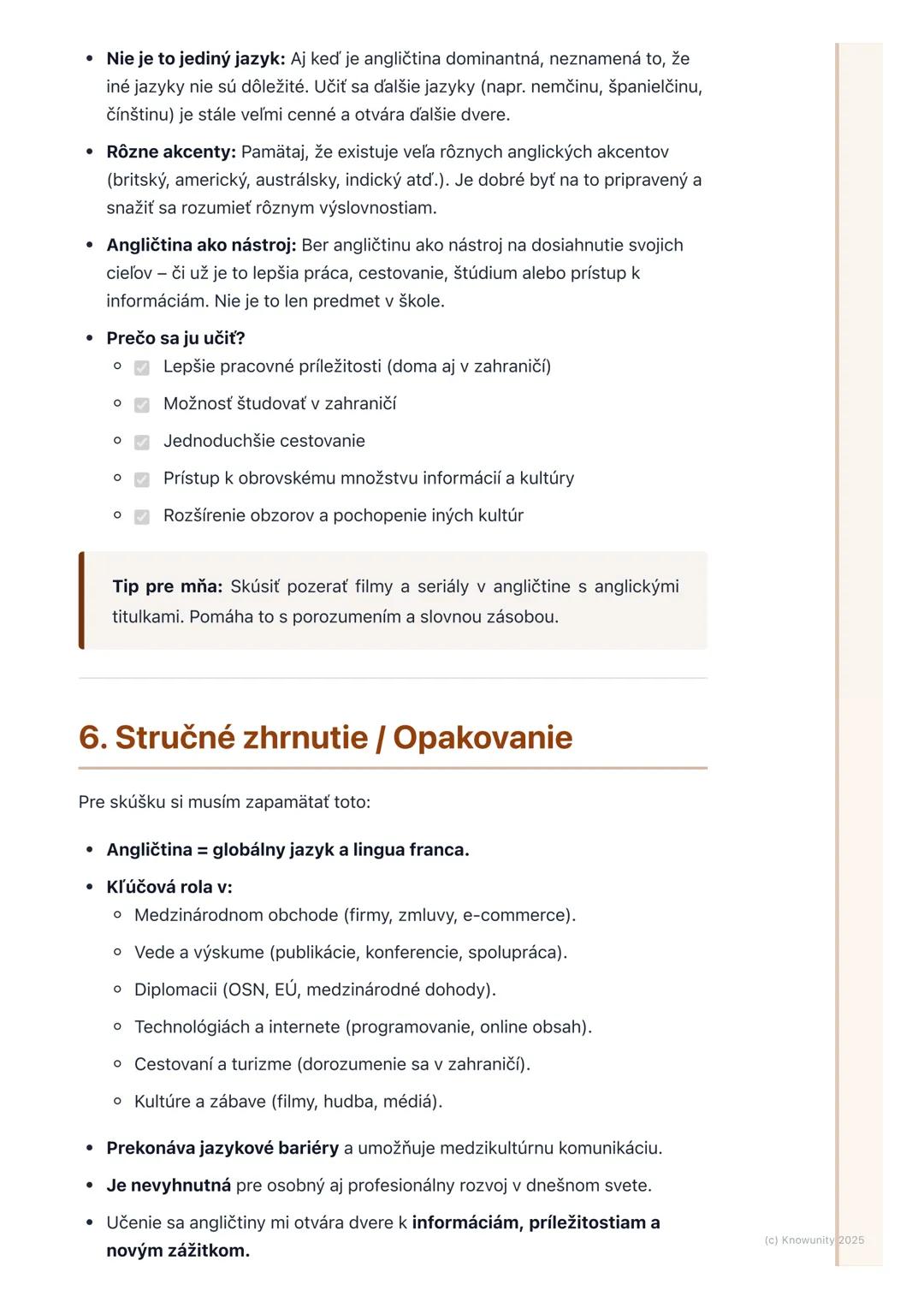 # Úloha angličtiny ako
globálneho jazyka

1. Prehľad úlohy angličtiny ako
globálneho jazyka

Angličtina je dnes bezpochyby najpoužívanejší j