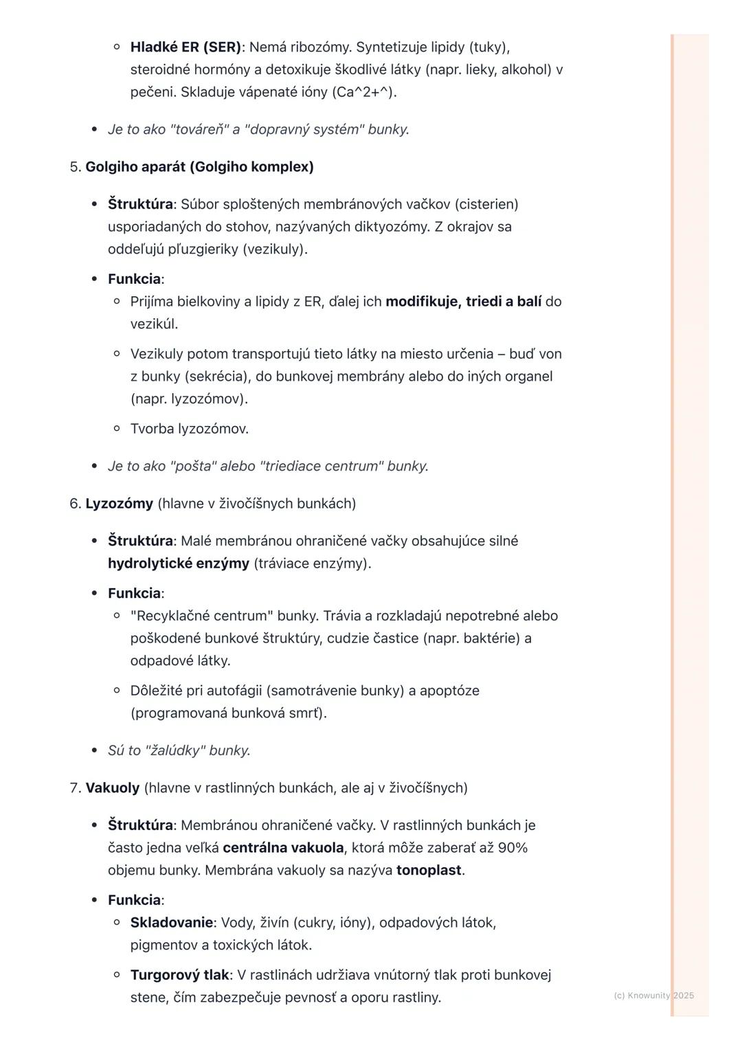 # Štruktúra a funkcia
prokaryotickej a eukaryotickej
bunky

1. Prehľad a úvod

Bunky sú základné stavebné a funkčné jednotky všetkých živých