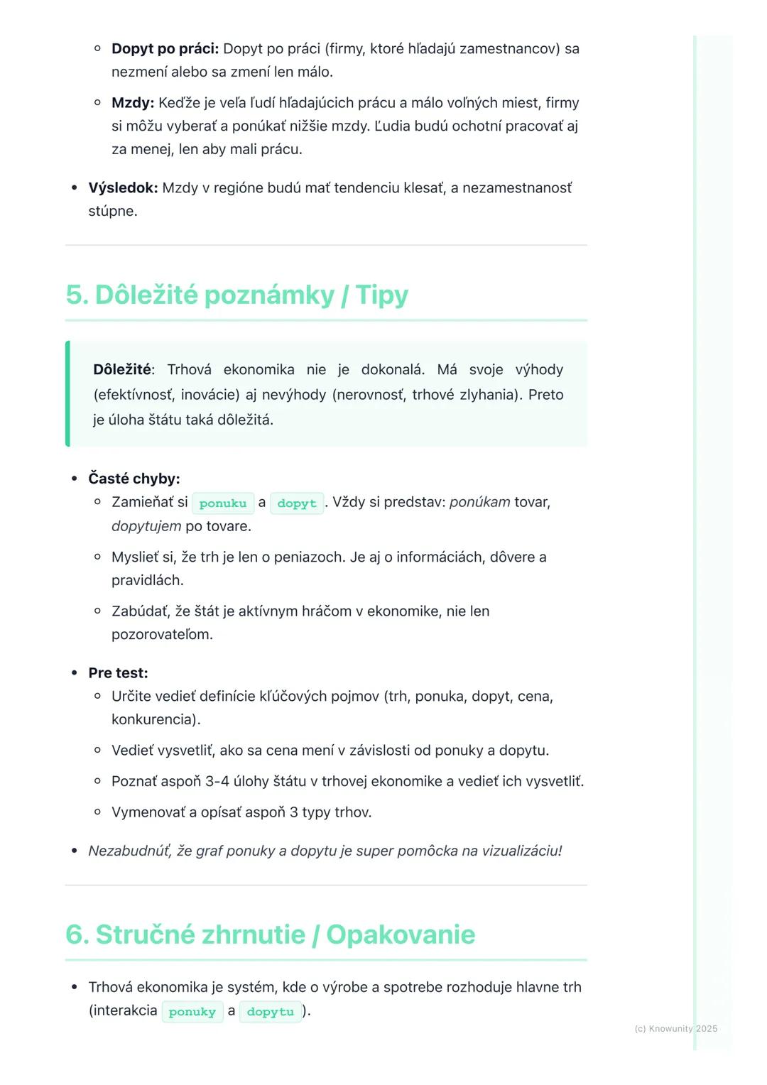 # Trhová ekonomika

1. Prehľad / Úvod

Trhová ekonomika je systém, kde o tom, čo sa bude vyrábať, ako sa to bude
vyrábať a pre koho, rozhodu