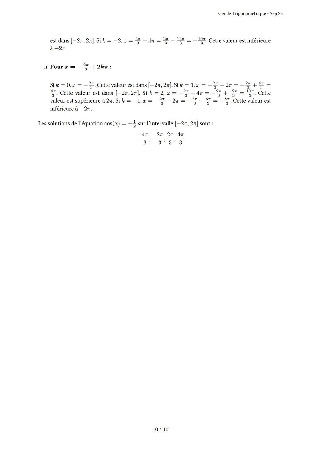 # Cercle Trigonométrique

Généré par Knowunity.fr - Sep 23

Description: Cet examen couvre le cercle trigonométrique, les radians, les angle